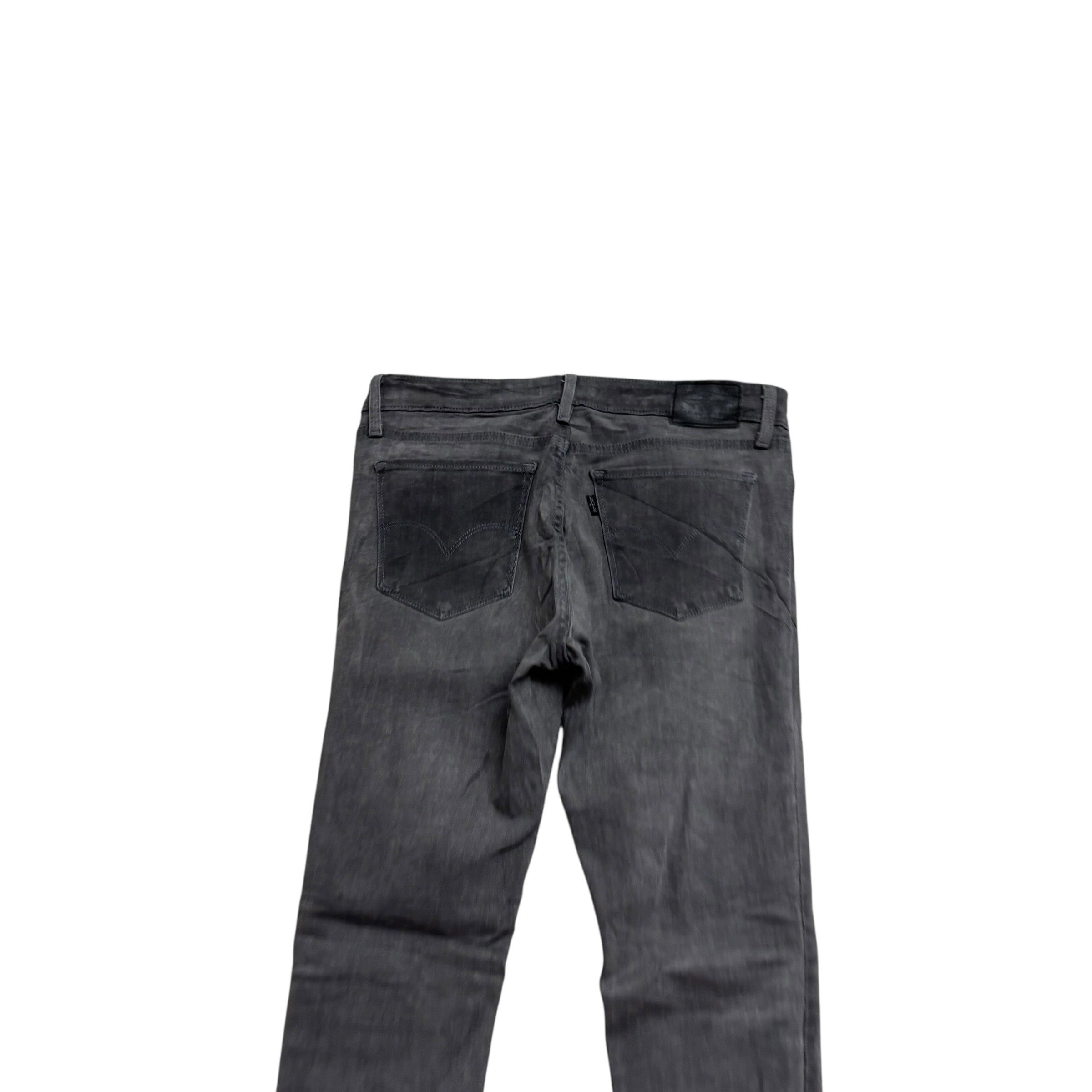 Levis 711 Jeans W29 L29 Womens Skinny Fit Grey Stretch Denim (E)
