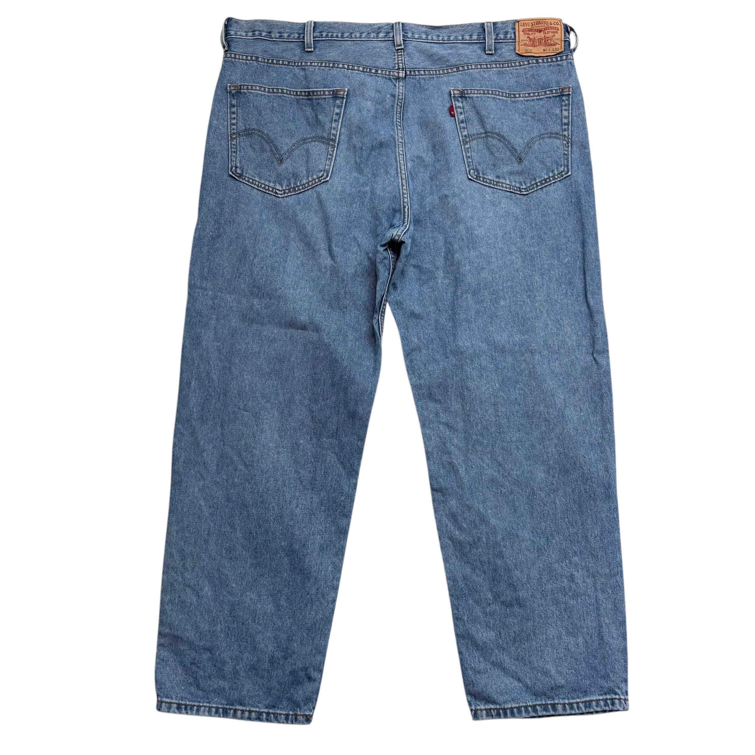 Levis 550 Jeans W44 L30 Mens Light Blue Baggy Relaxed Straight Fit Vintage Denim