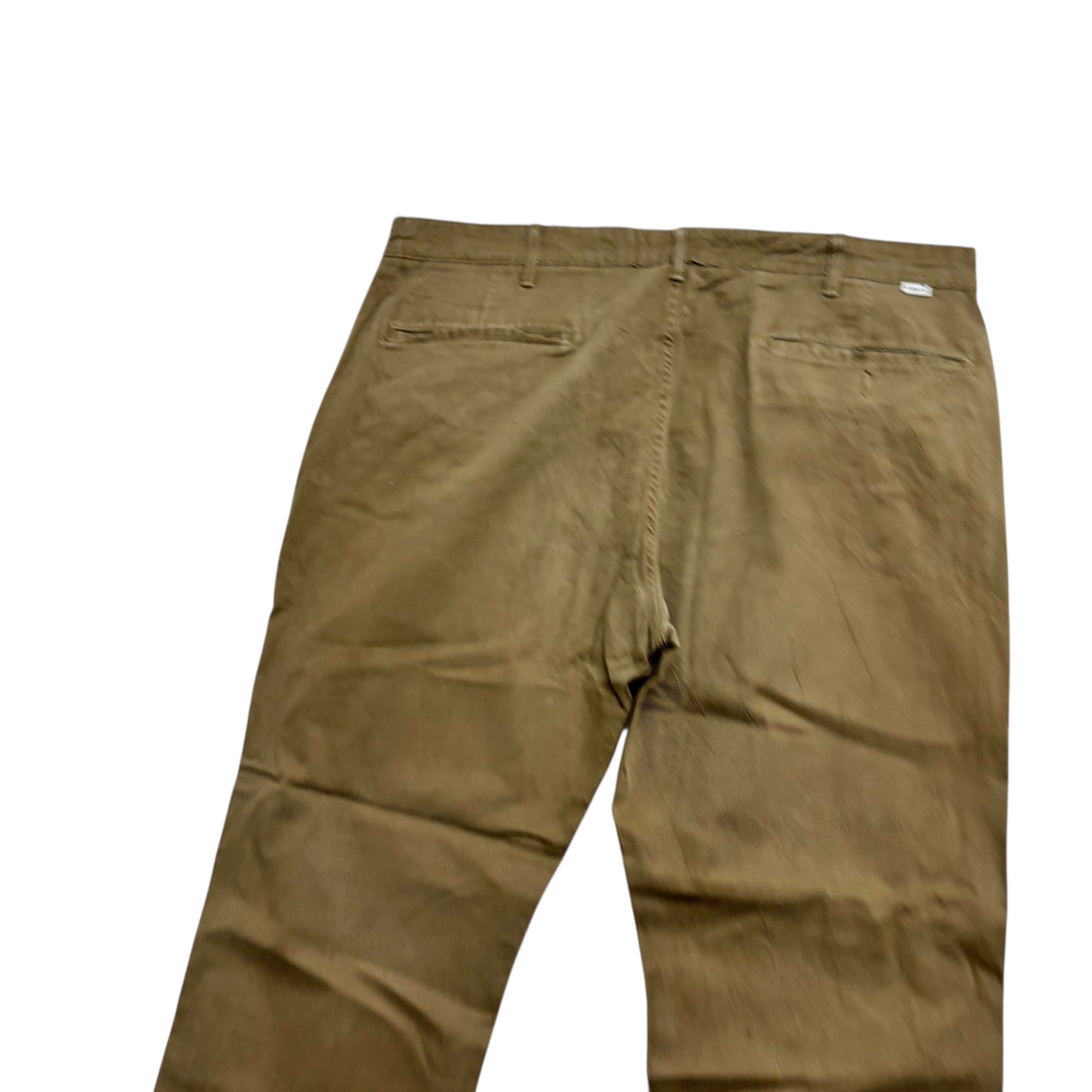 Levis Chino Trousers W38 L31 Mens Green Regular Tapered Fit Stretch