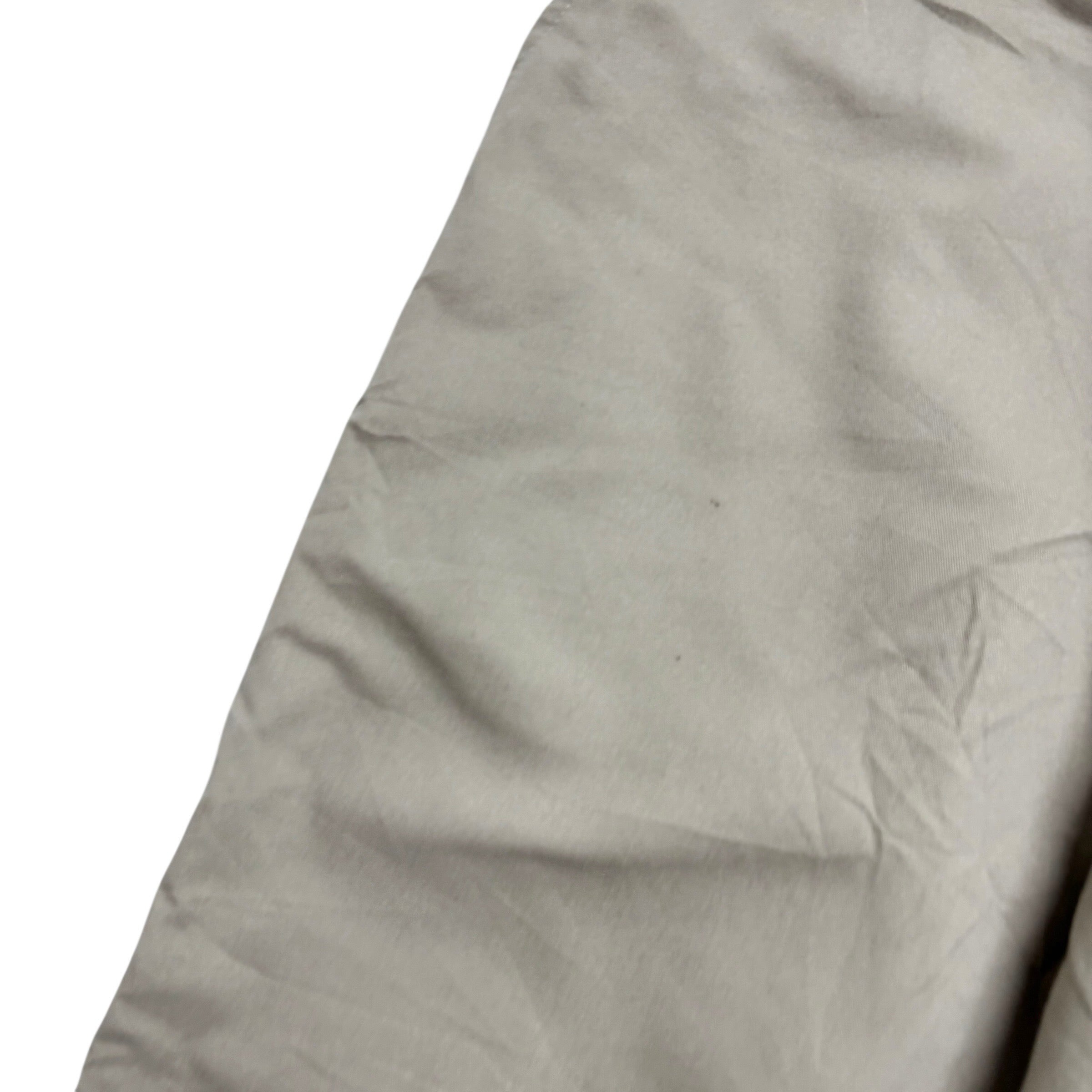 Lee Trousers W34 L30 Mens Cream Relaxed Straight Fit Vintage Pants