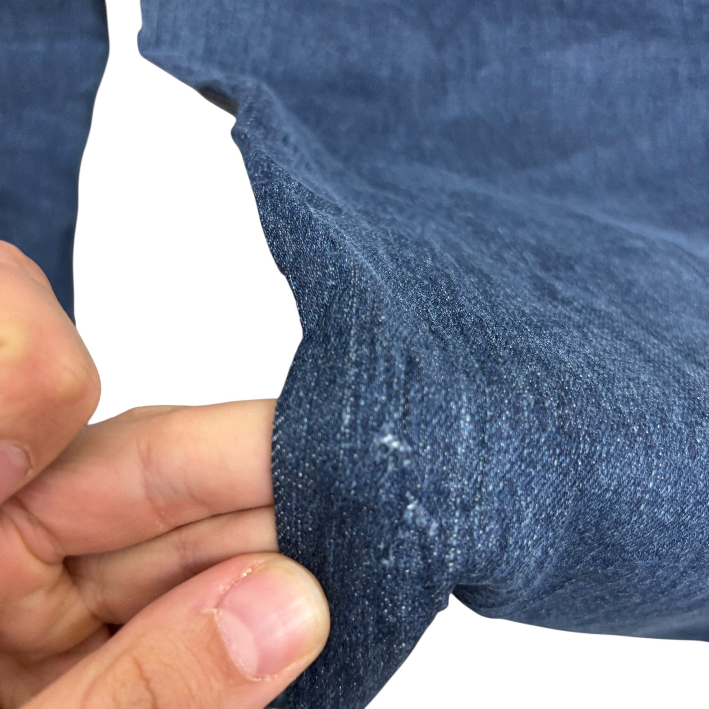 Wrangler Jeans W40 L29 Mens Dark Blue Relaxed Straight Fit Stretch Denim