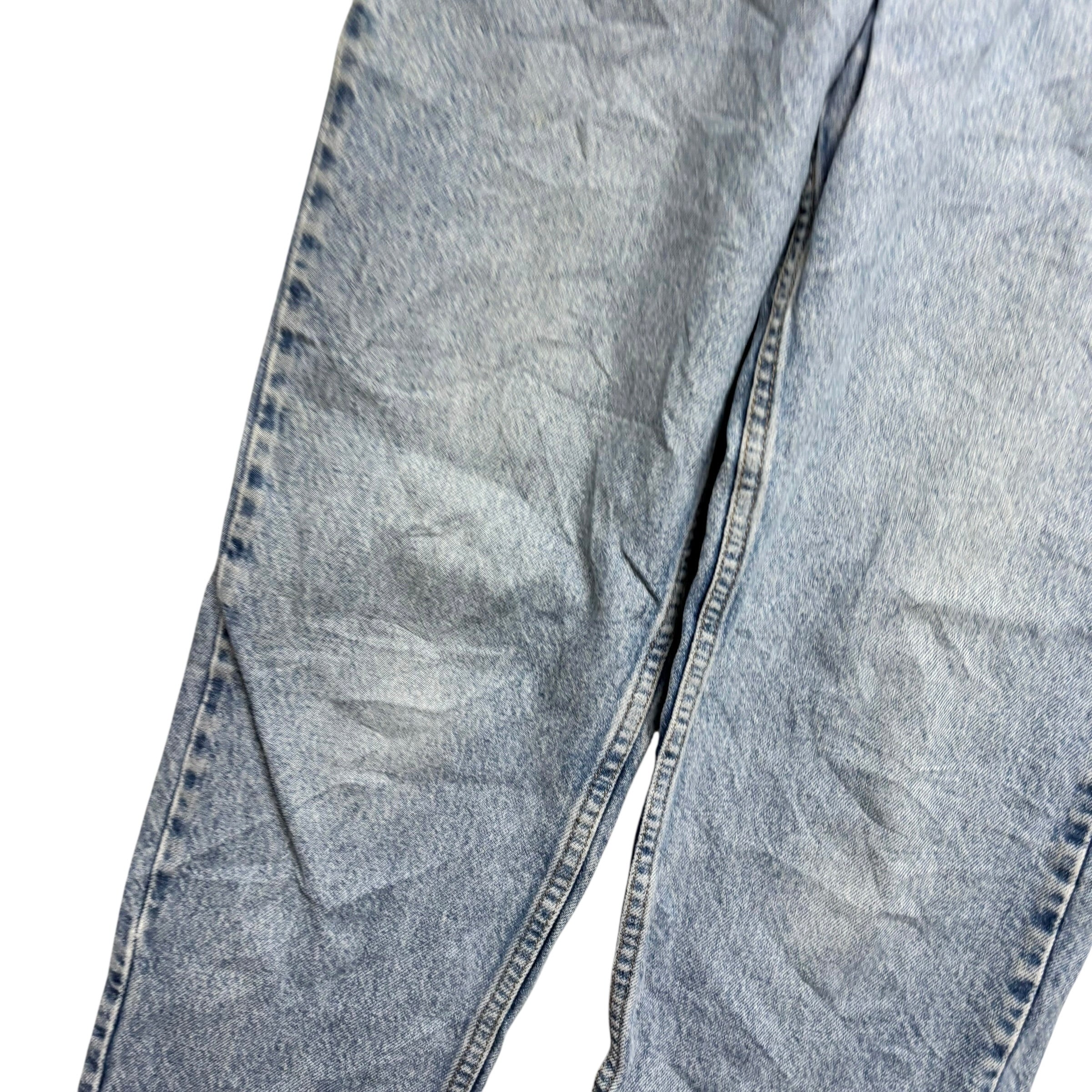 Levis 550 Jeans W31 L30 Womens Light Blue Relaxed Taper Mom Vintage Denim (F)