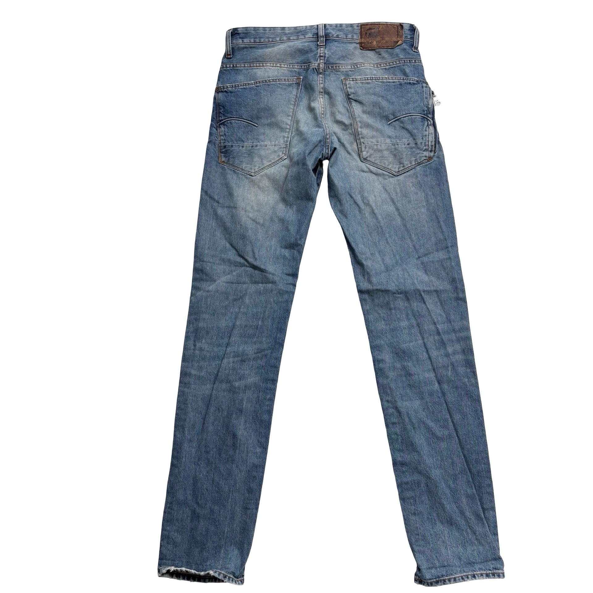 G Star Stean Jeans W30 L34 Mens Mid Blue Regular Tapered Fit Denim