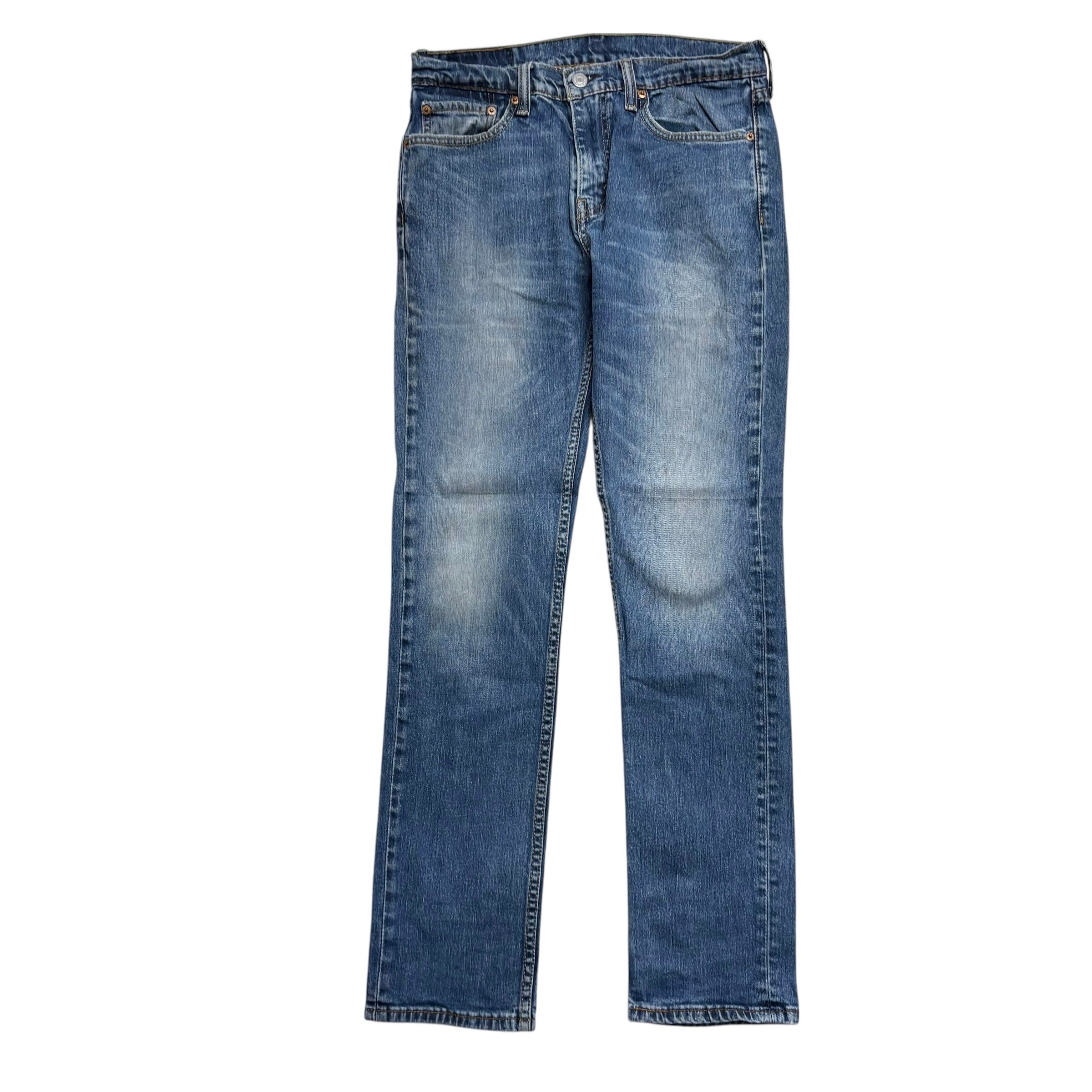 Levis 511 Jeans W30 L32 Mens Mid Blue Slim Fit Stretch Denim