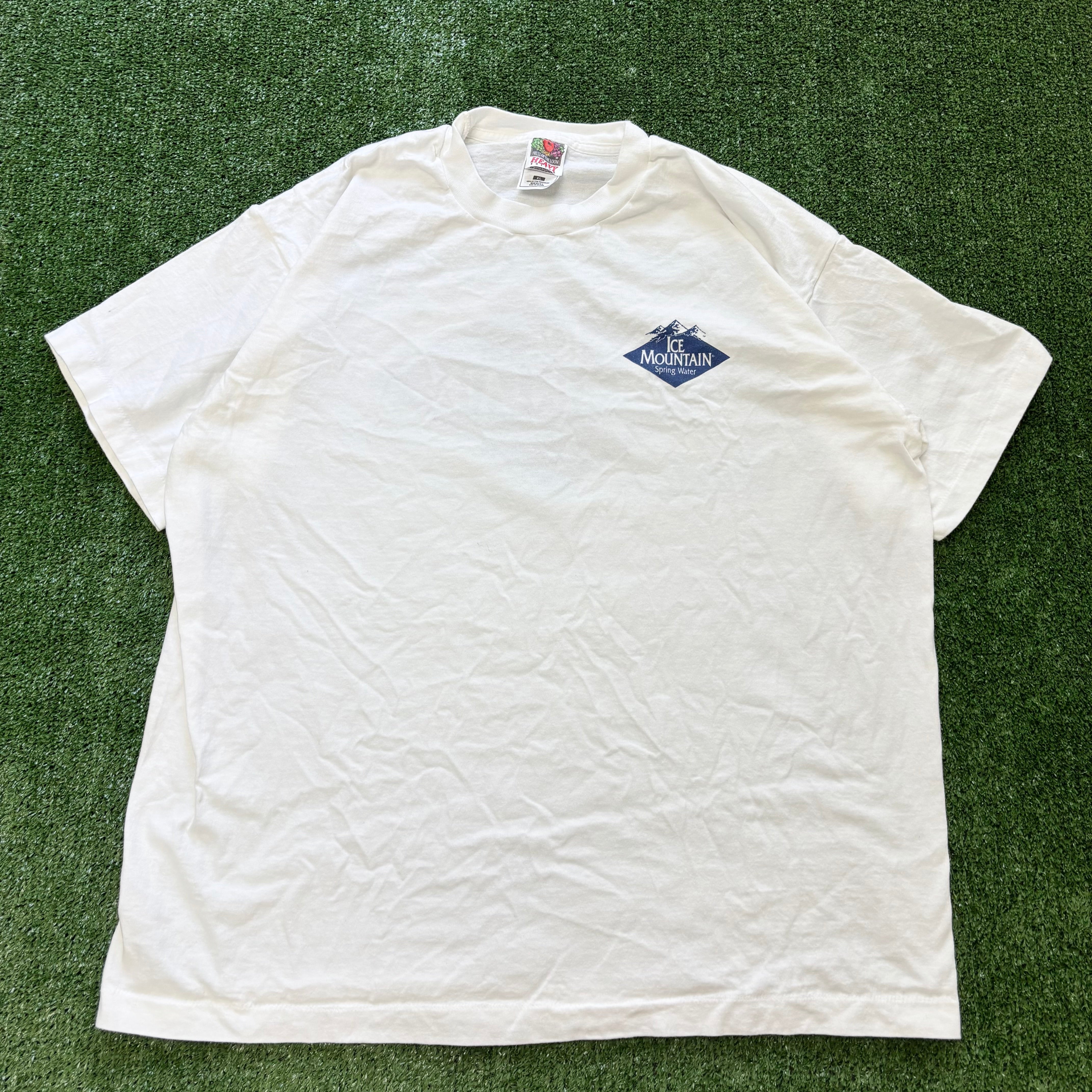 Vintage T Shirt Mens XL White Single Stitch Graphic Print 90s USA (E)