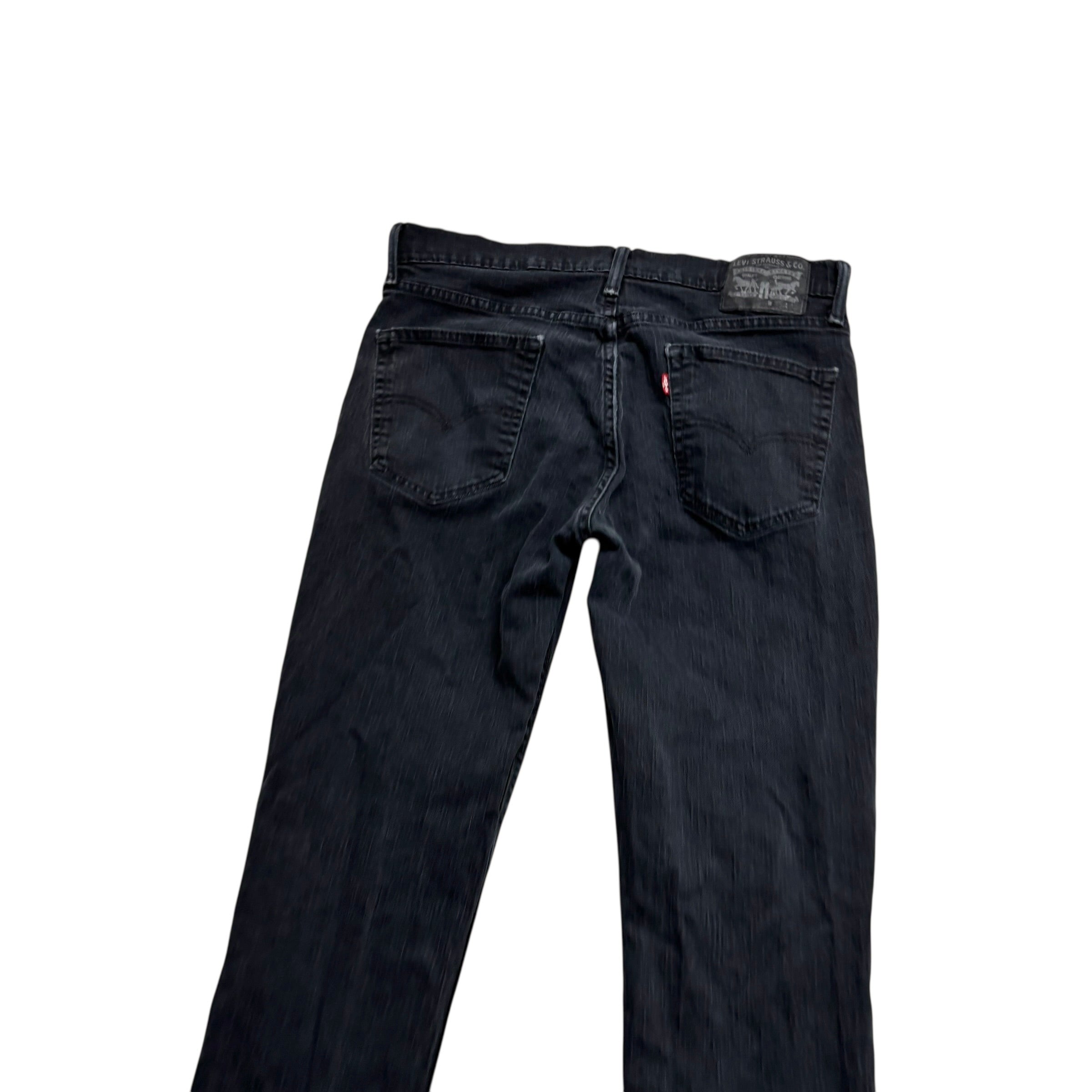 Levis 511 Jeans W34 L32 Mens Black Slim Fit Stretch Vintage Denim