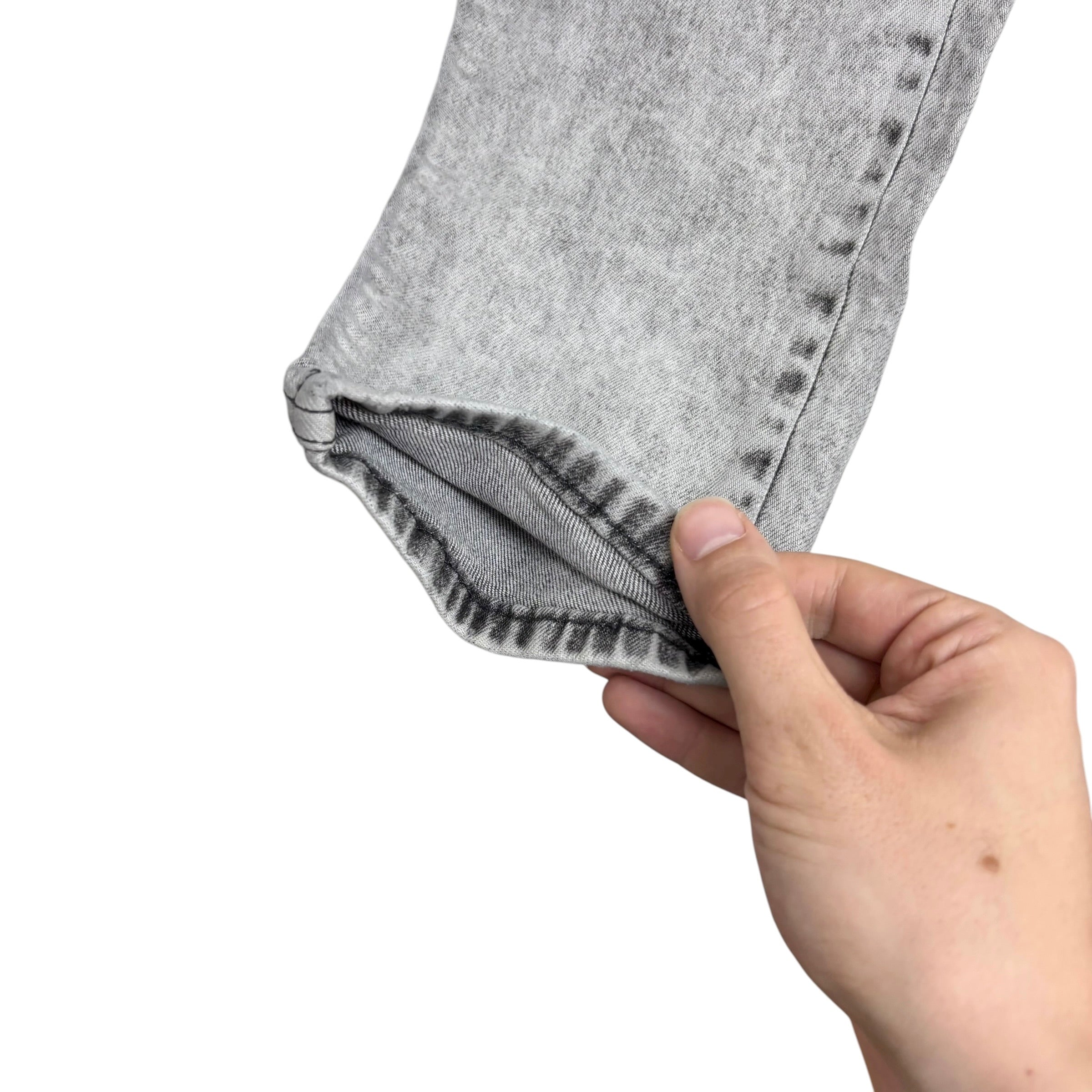 Levis 512 Jeans W30 L30 Mens Grey Slim Tapered Fit Stretch Denim