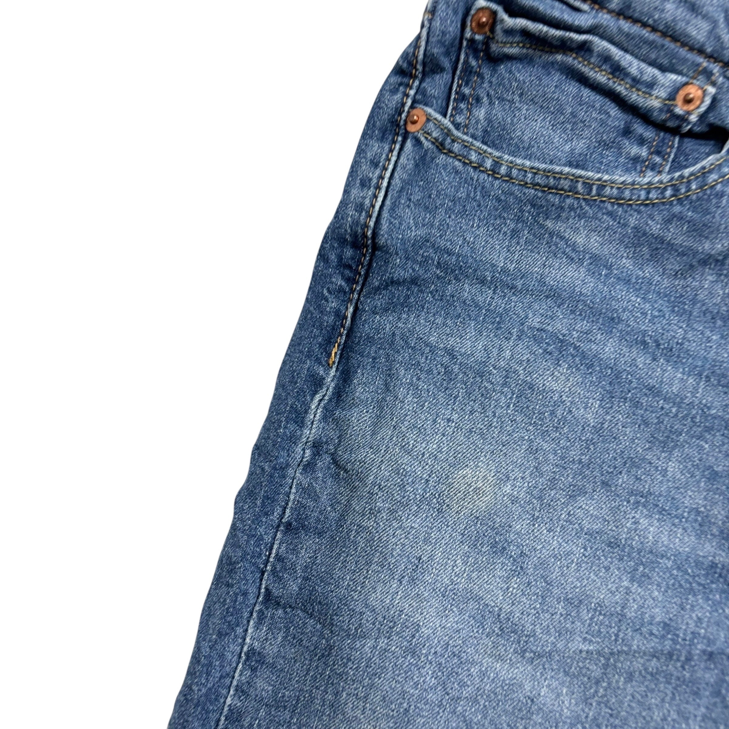 Levis 511 Jeans W34 L30 Mens Mid Blue Slim Fit Stretch Denim