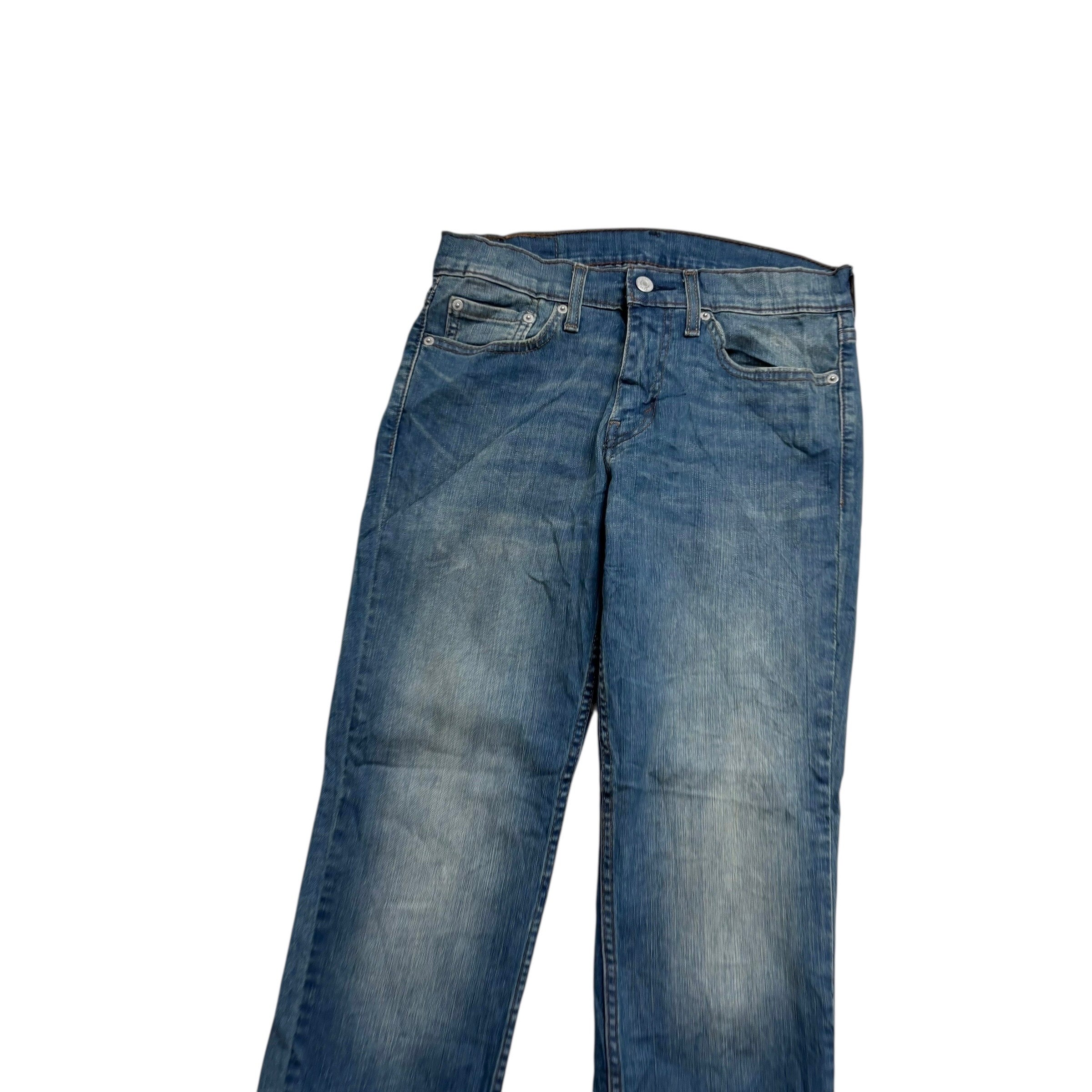 Levis 511 Jeans W29 L30 Mens Dark Blue Slim Fit Stretch Denim (E)