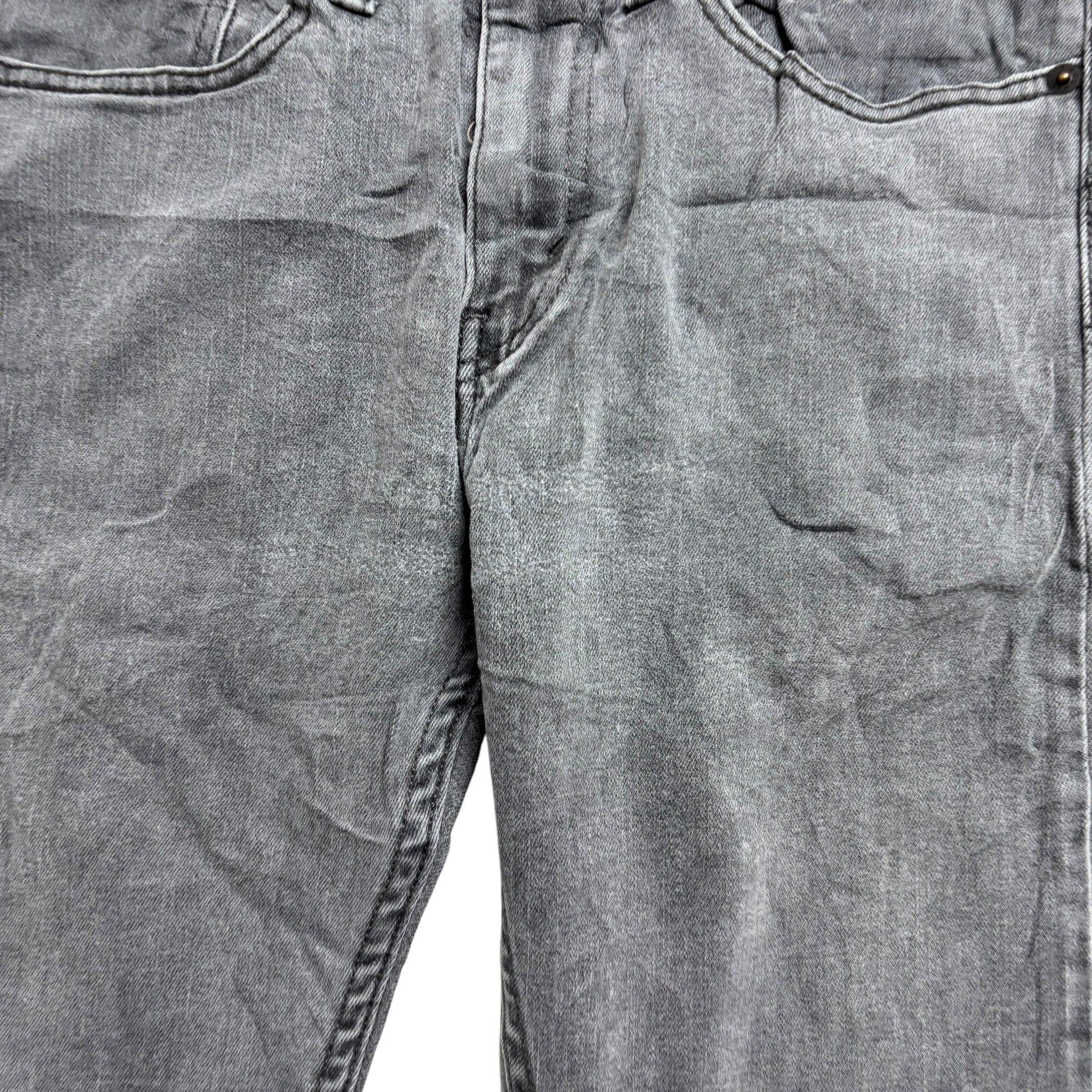 Levis 519 Jeans W31 L31 Mens Grey Regular Super Skinny Fit Stretch Denim