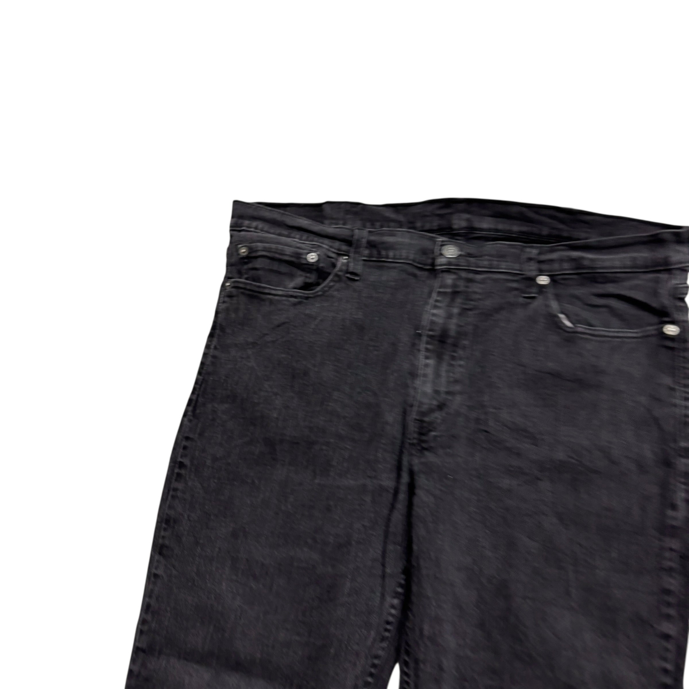 Levis 514 Jeans W40 L31 Mens Black Regular Straight Fit Stretch Denim