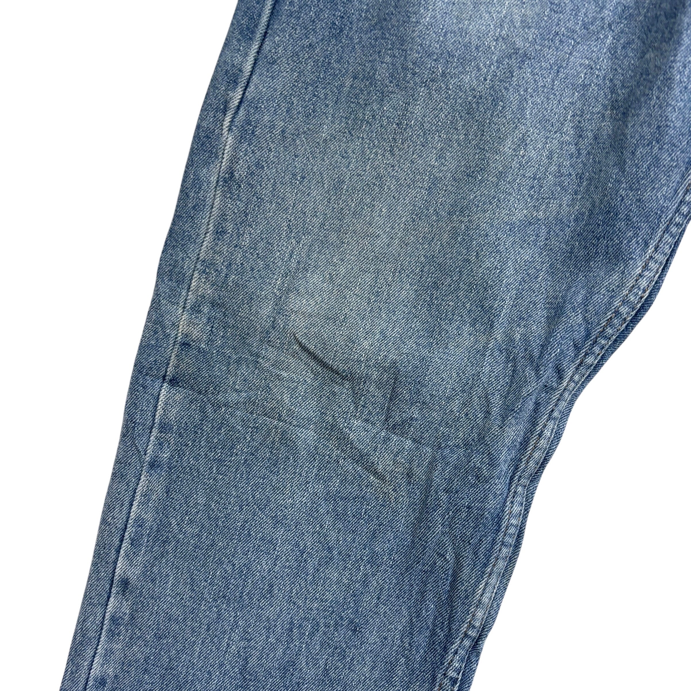 Levis 505 Jeans W38 L30 Mens Light Blue Regular Straight Fit Vintage Denim