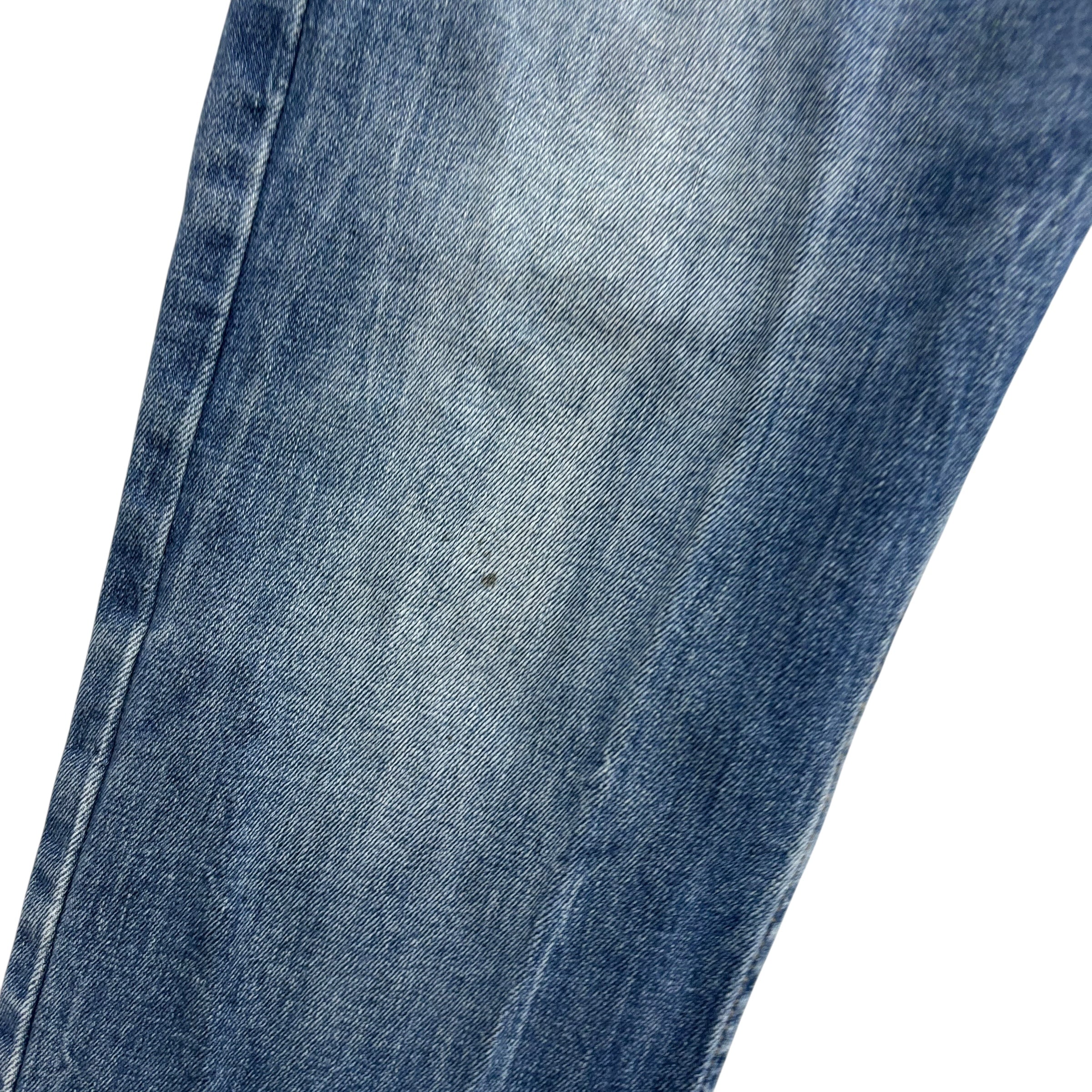 Levis 502 Jeans W29 L29 Mens Mid Blue Slim Tapered Fit Stretch Denim