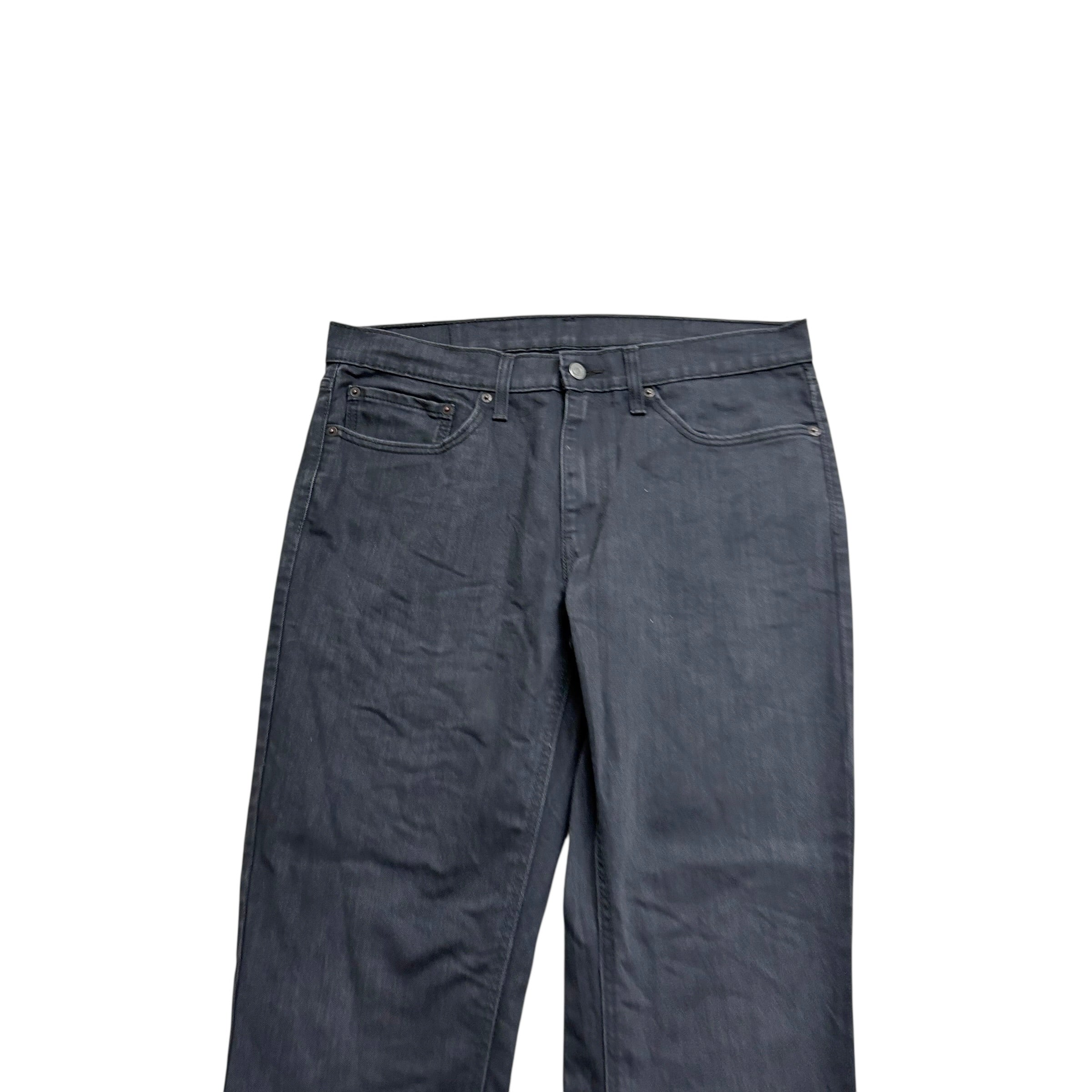 Levis 541 Jeans W35 L33 Mens Grey Athletic Tapered Fit Stretch Denim (E)