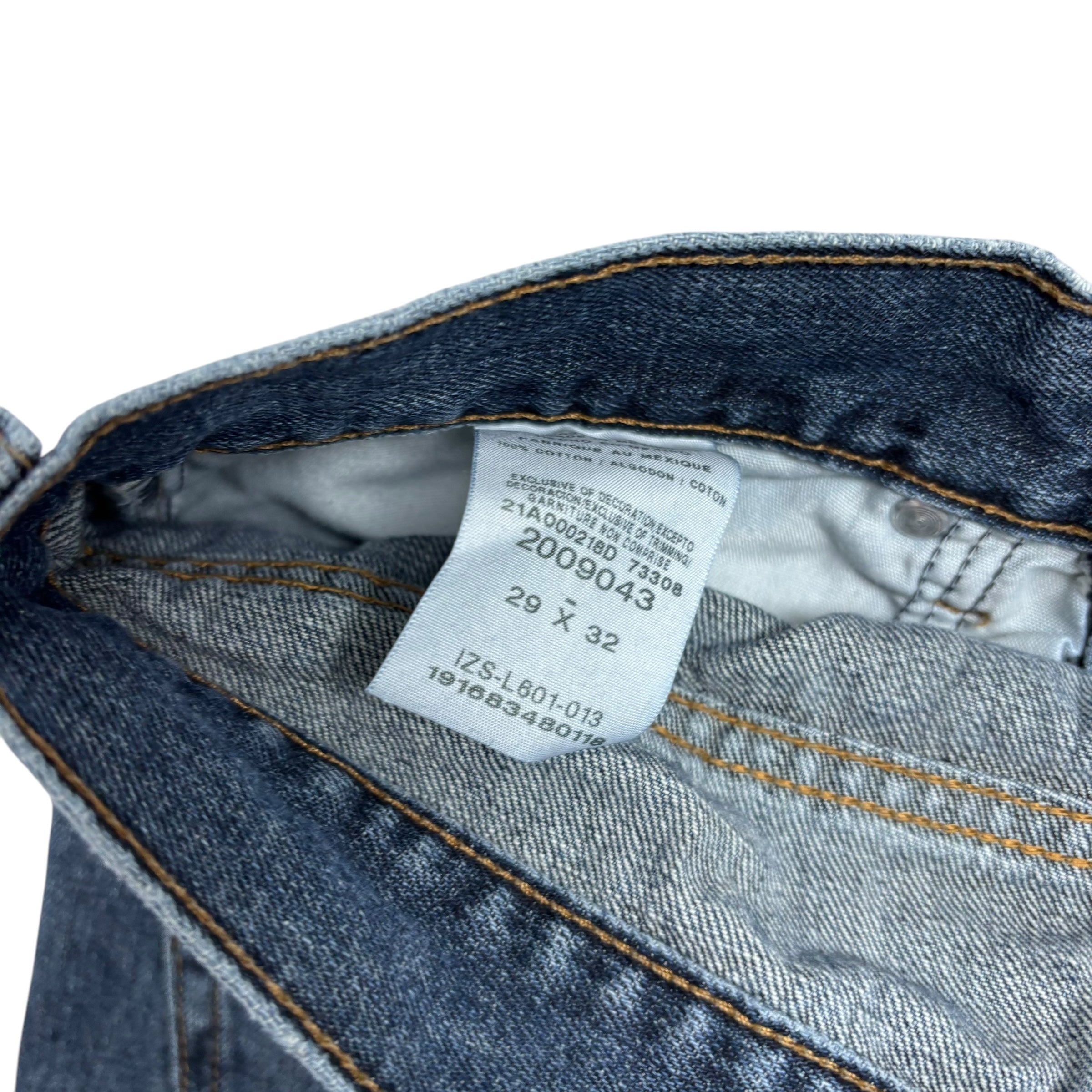 Lee Jeans W29 L32 Mens Dark Blue Regular Straight Fit Denim