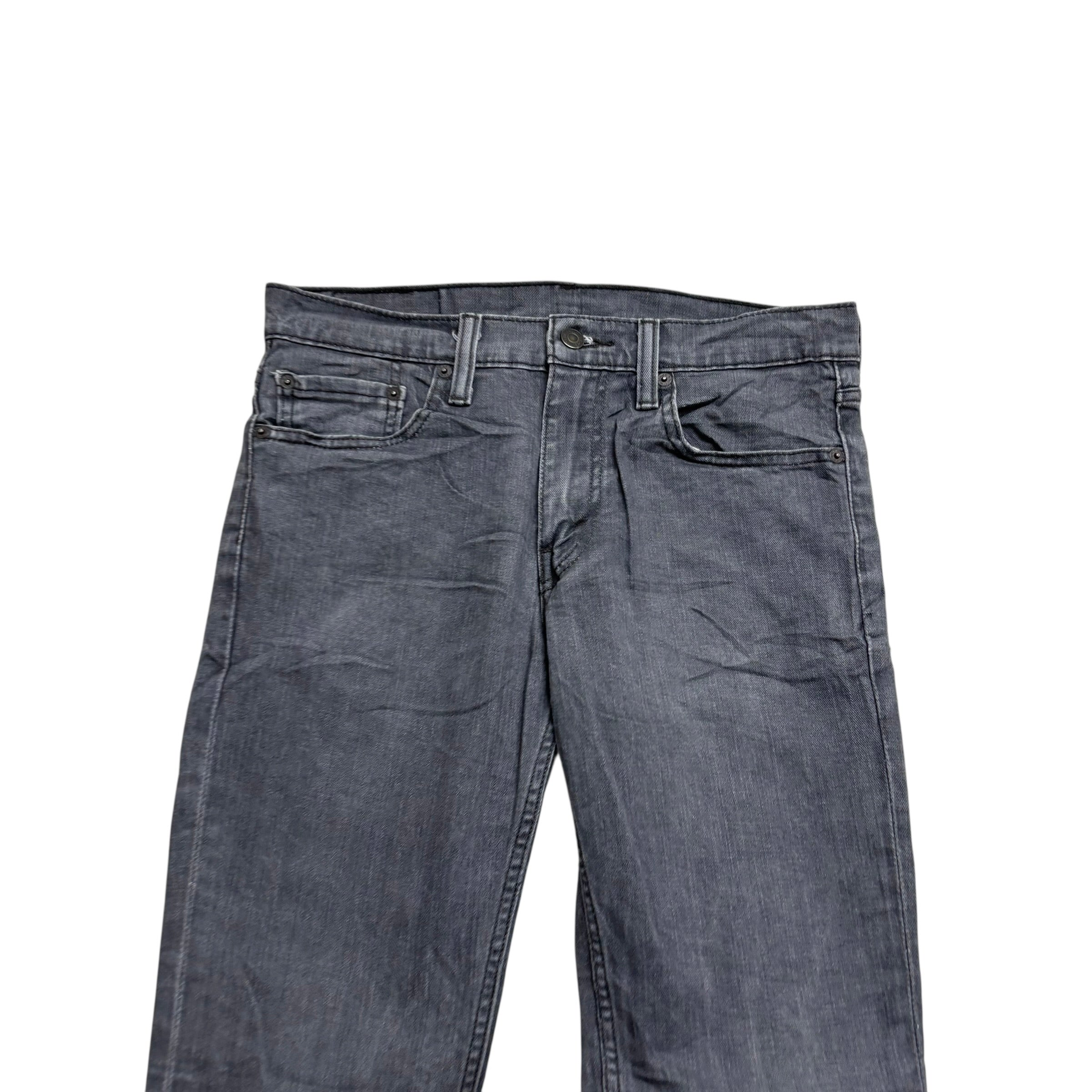 Levis 511 Jeans W32 L31 Mens Grey Slim Fit Stretch Denim (E)