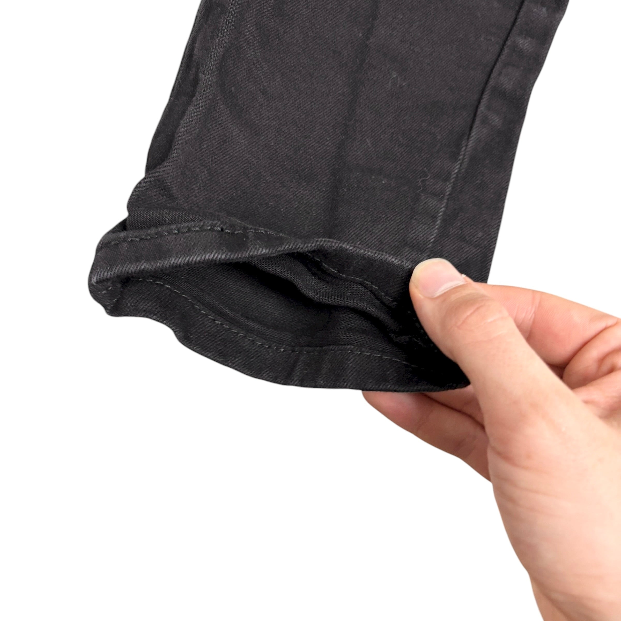 Levis 512 Jeans W30 L27 Mens Black Slim Tapered Fit Stretch Denim (E)