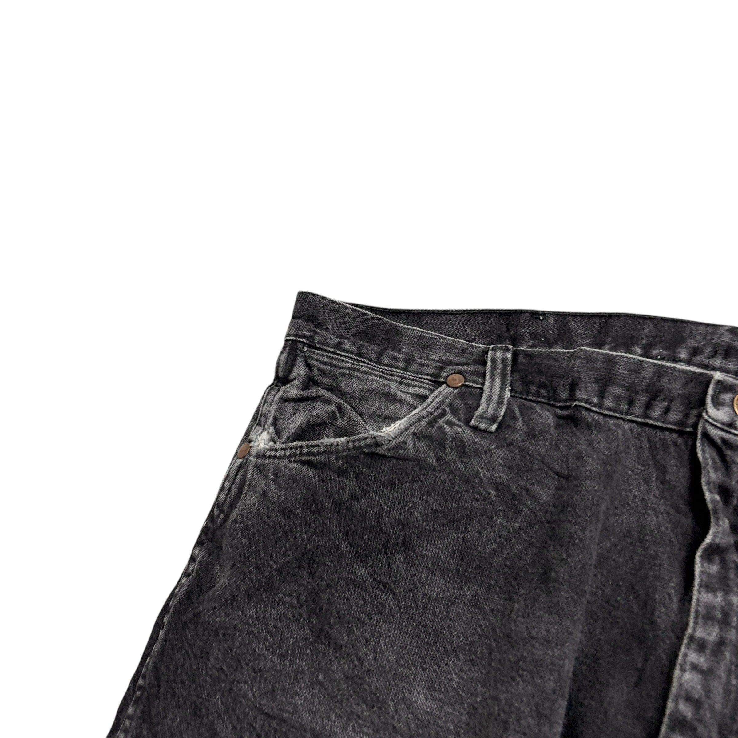 Wrangler Jeans Cowboy Cut W42 L30 Mens Black 13MWZ Original Fit Denim