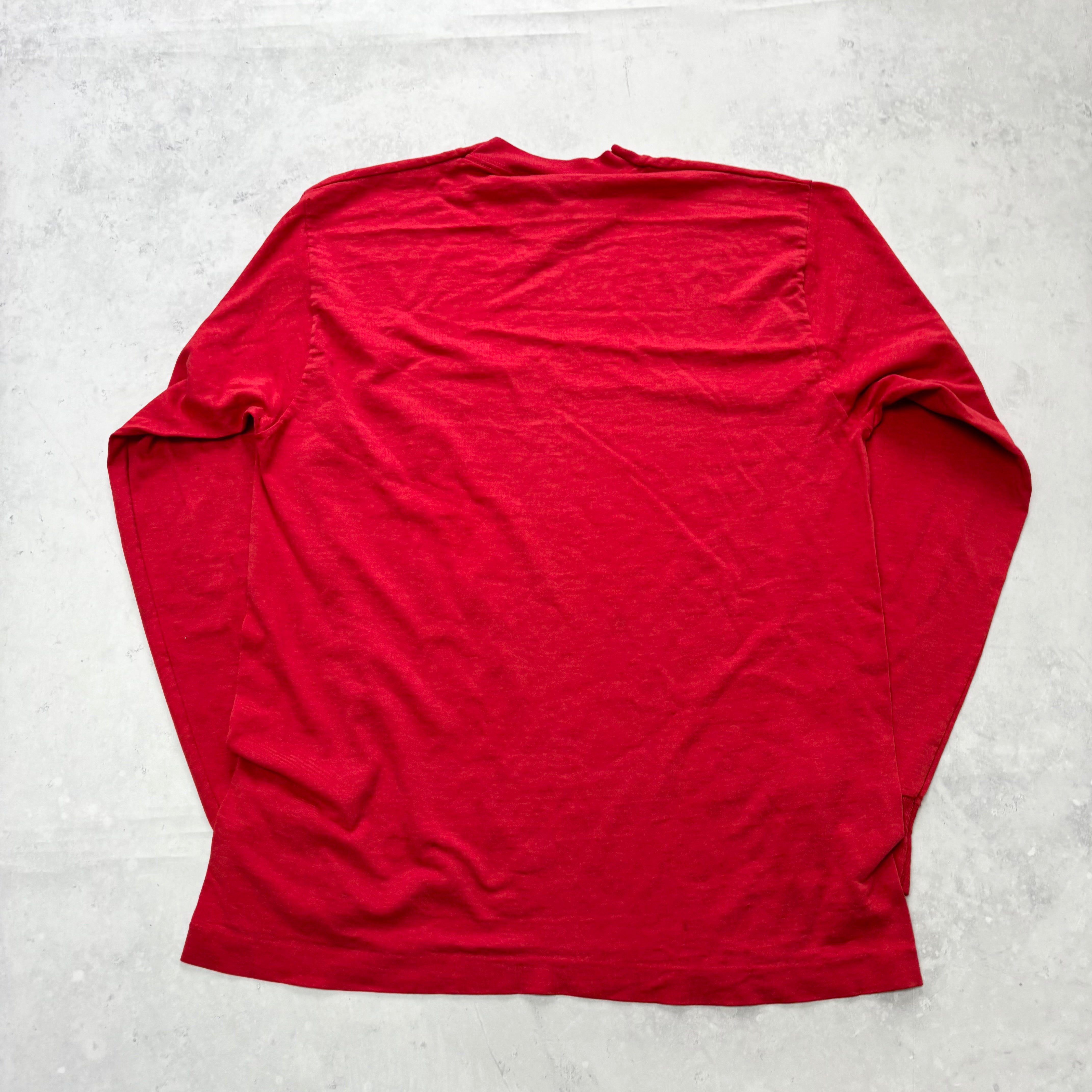 Vintage T Shirt Mens Medium Red Single Stitch Graphic Print 90s Screen Stars (E)