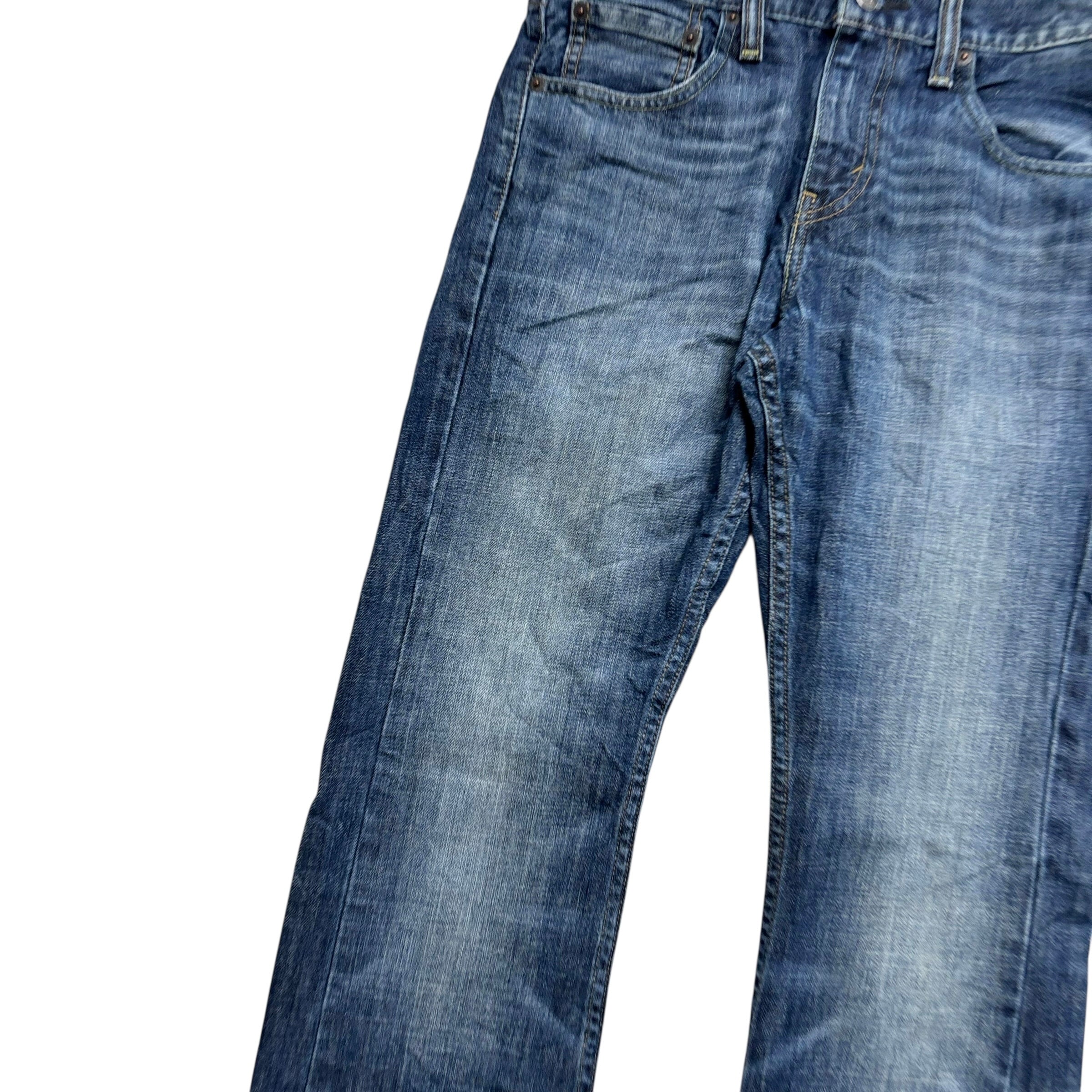 Levis 527 Jeans W29 L30 Mens Dark Blue Slim Bootcut Fit Denim