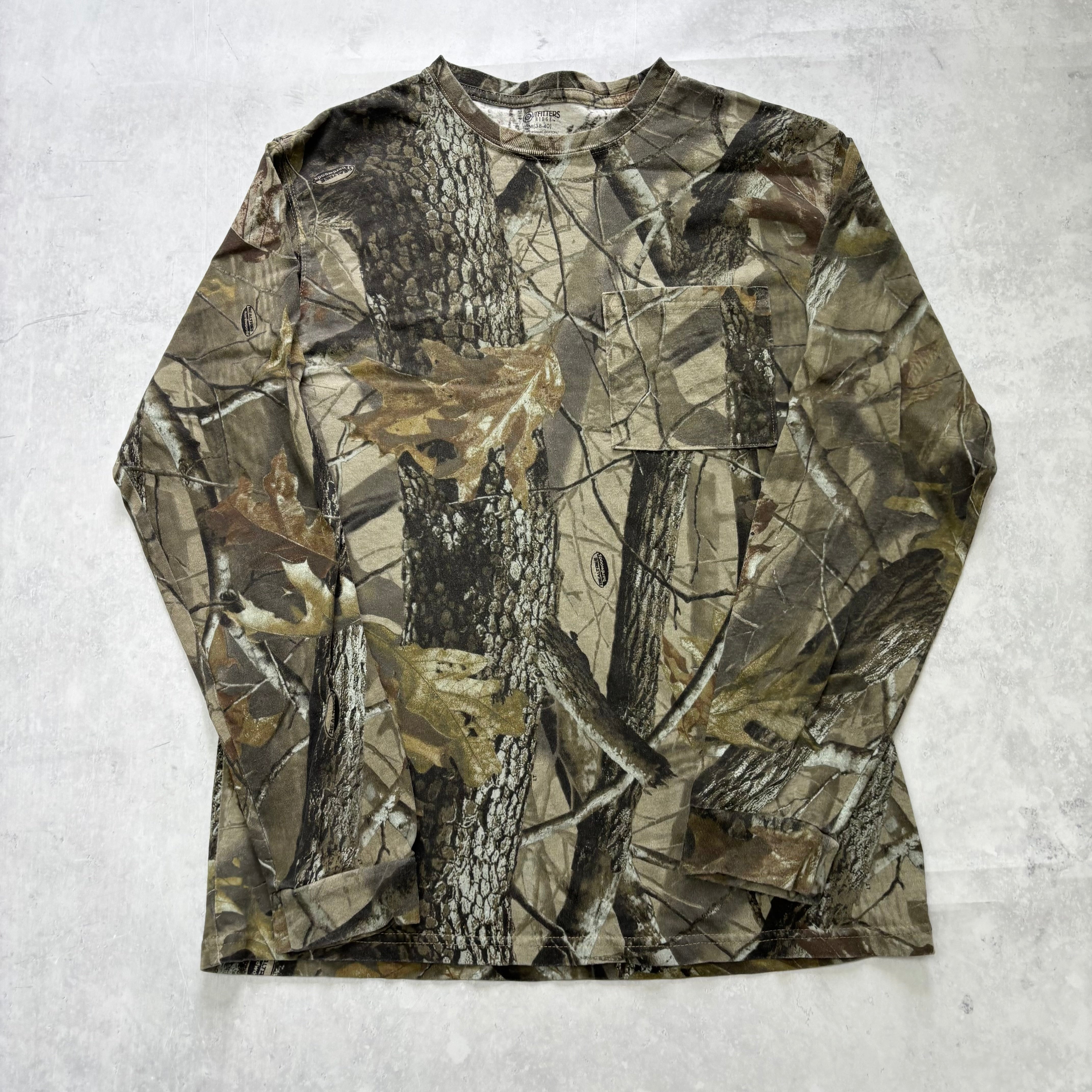 RealTree T Shirt Mens Medium Camo Y2K Hunting Long Sleeve (E)
