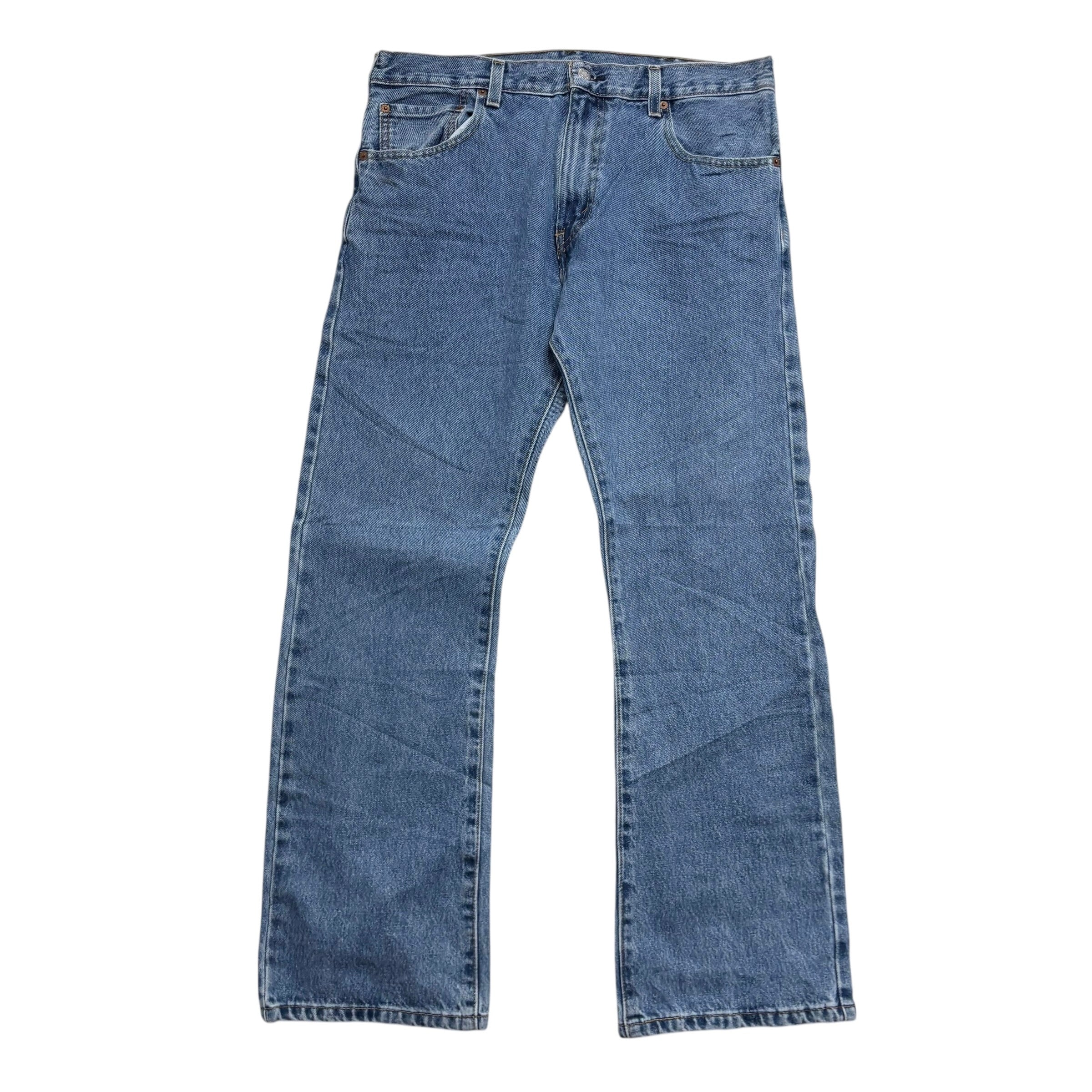 Levis 517 Jeans W34 L30 Mens Light Blue Regular Bootcut Fit Denim (E)