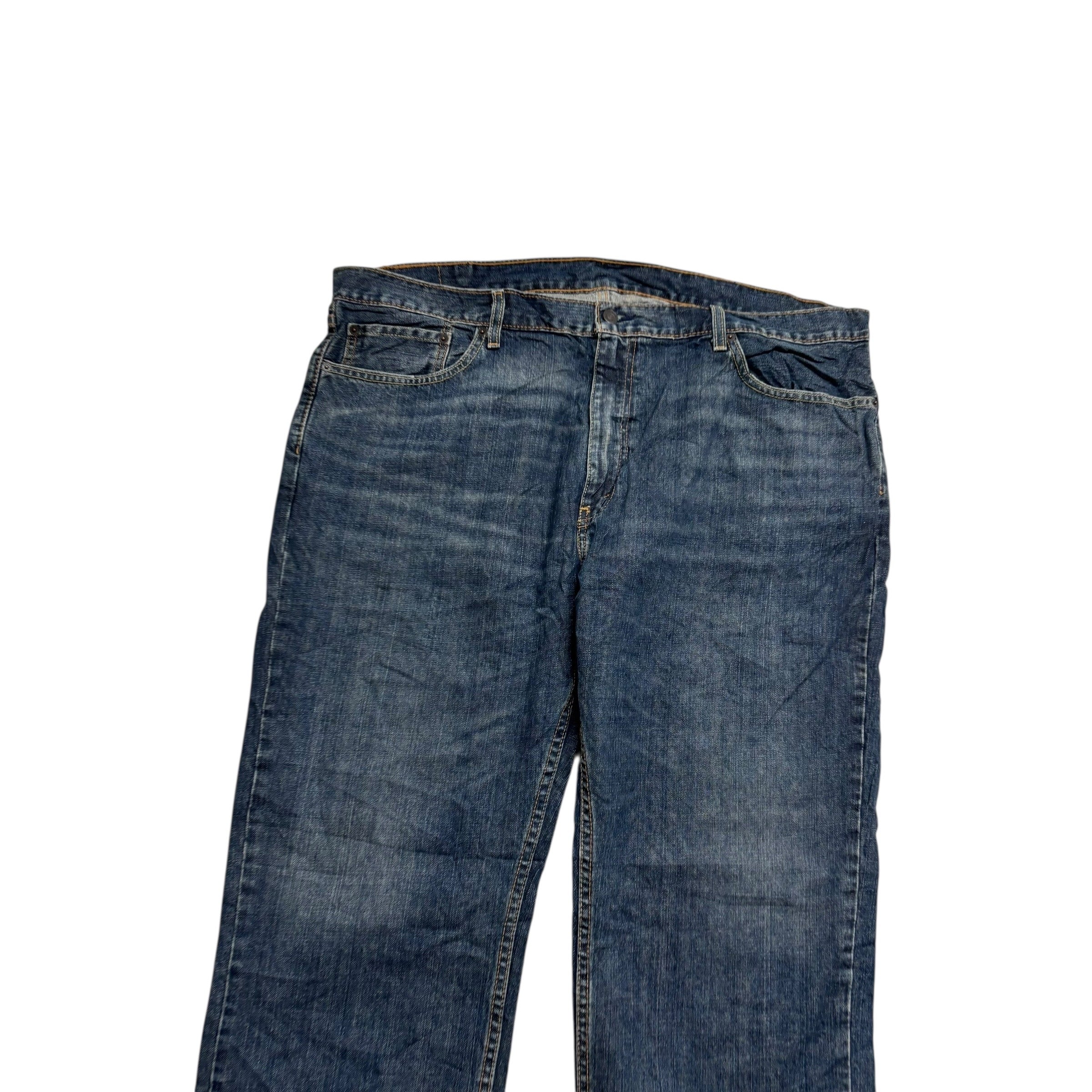 Levis 559 Jeans W42 L30 Mens Dark Blue Baggy Relaxed Straight Fit Denim (E)