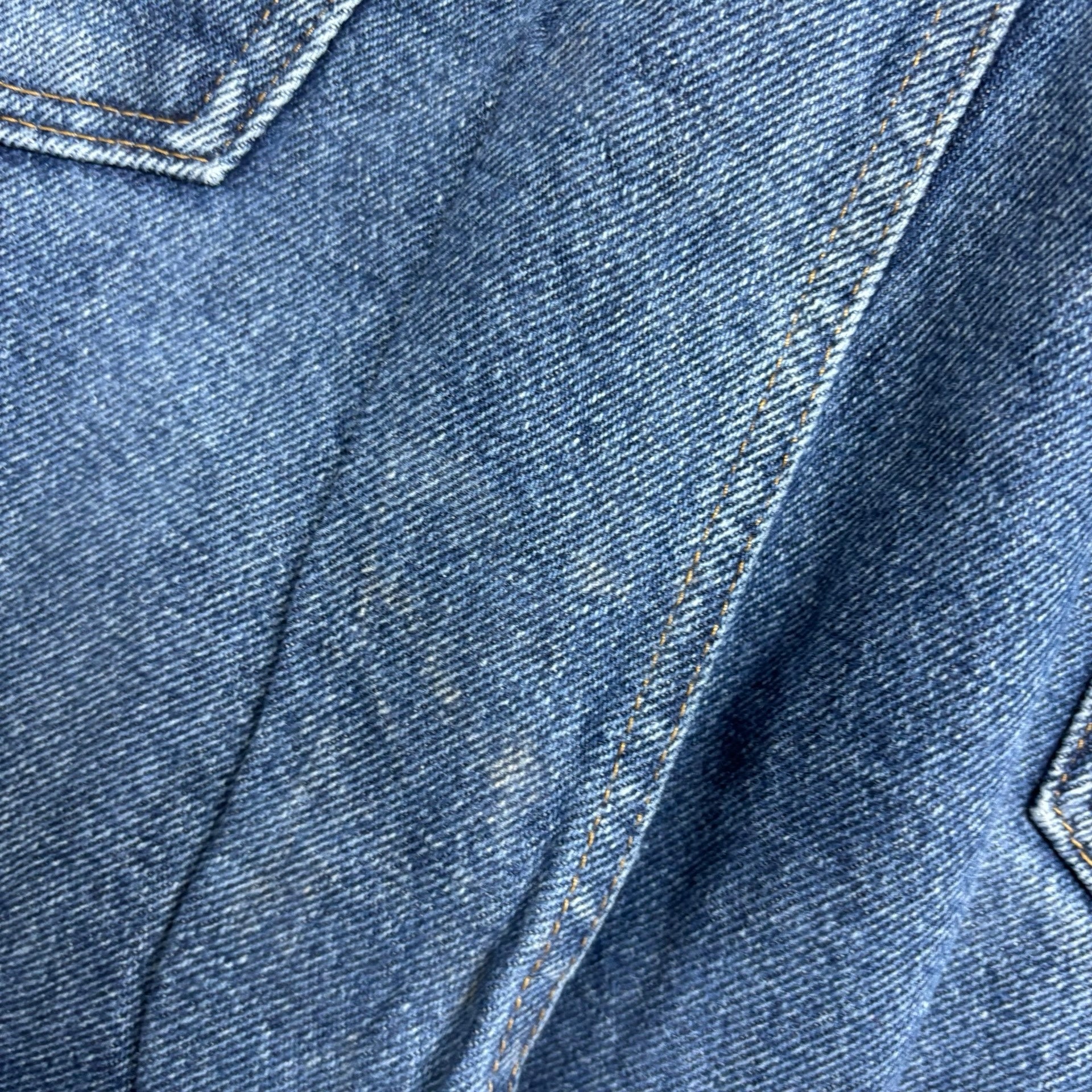 Wrangler Jeans W48 L30 Mens Mid Blue Relaxed Straight Fit Denim