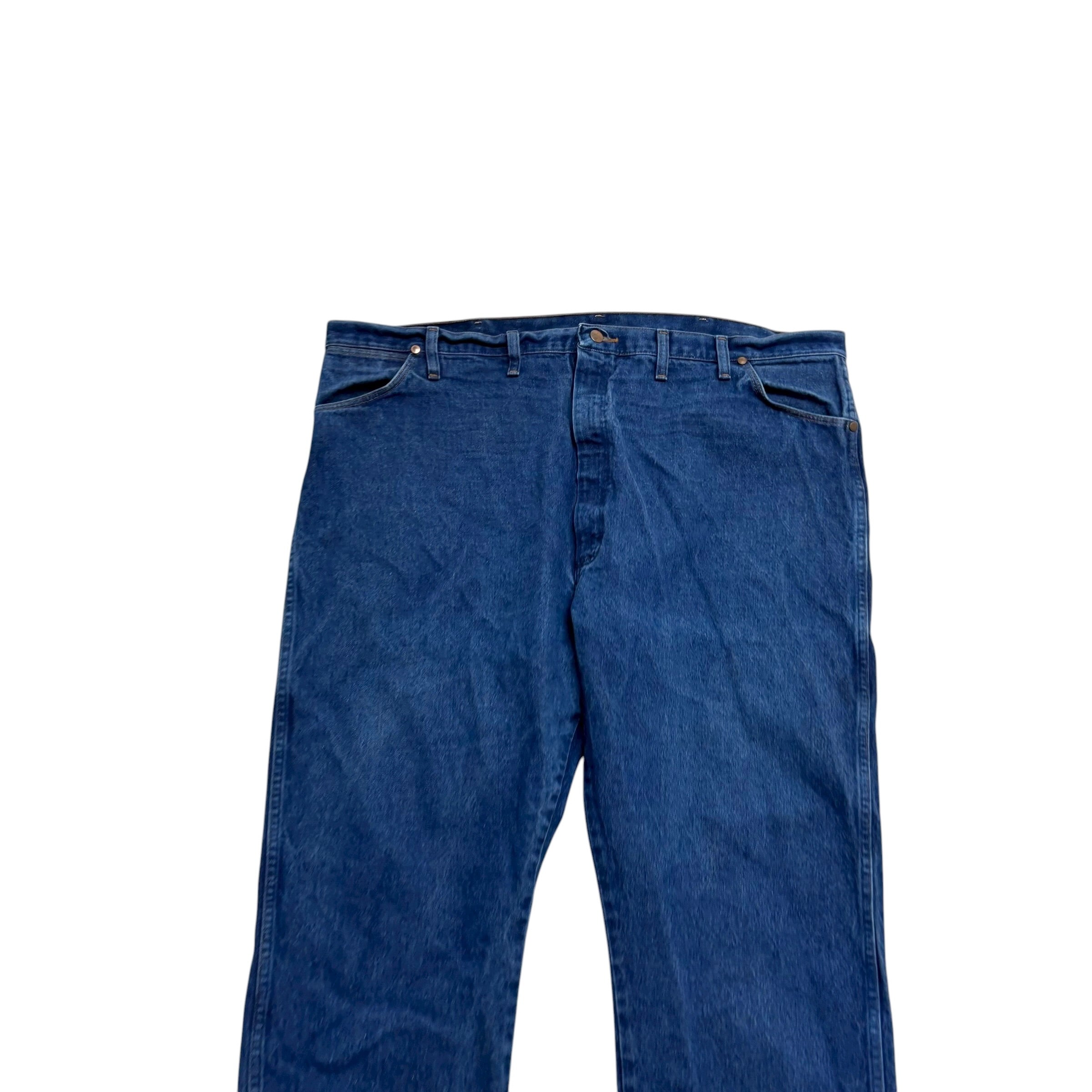 Wrangler Jeans Cowboy Cut W48 L30 Mens Dark Blue 13MWZ Original Fit Denim