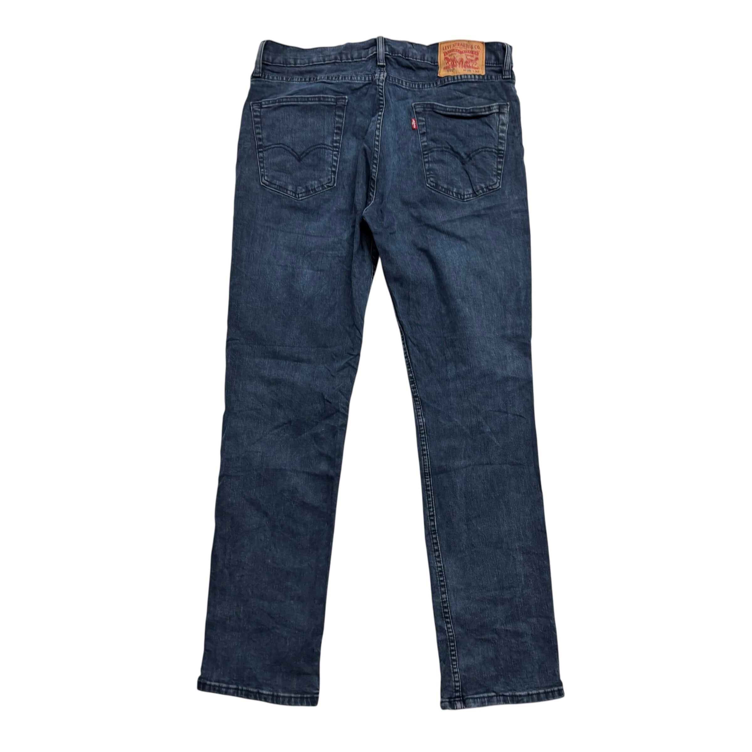 Levis 511 Jeans W36 L32 Mens Navy Blue Slim Fit Stretch Denim (E)