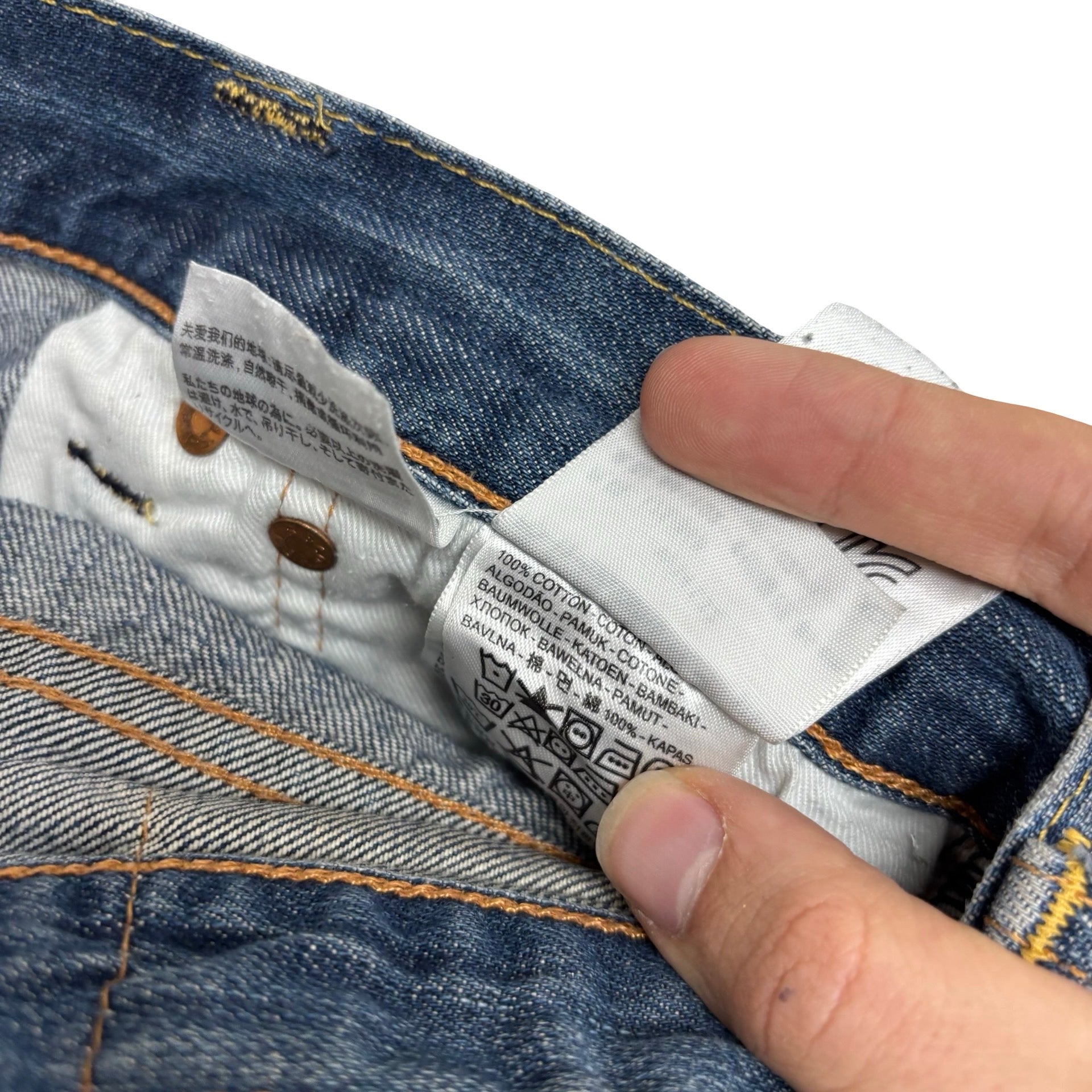 Levis 501 Jeans W32 L31 Mens Mid Blue Regular Straight Fit Denim