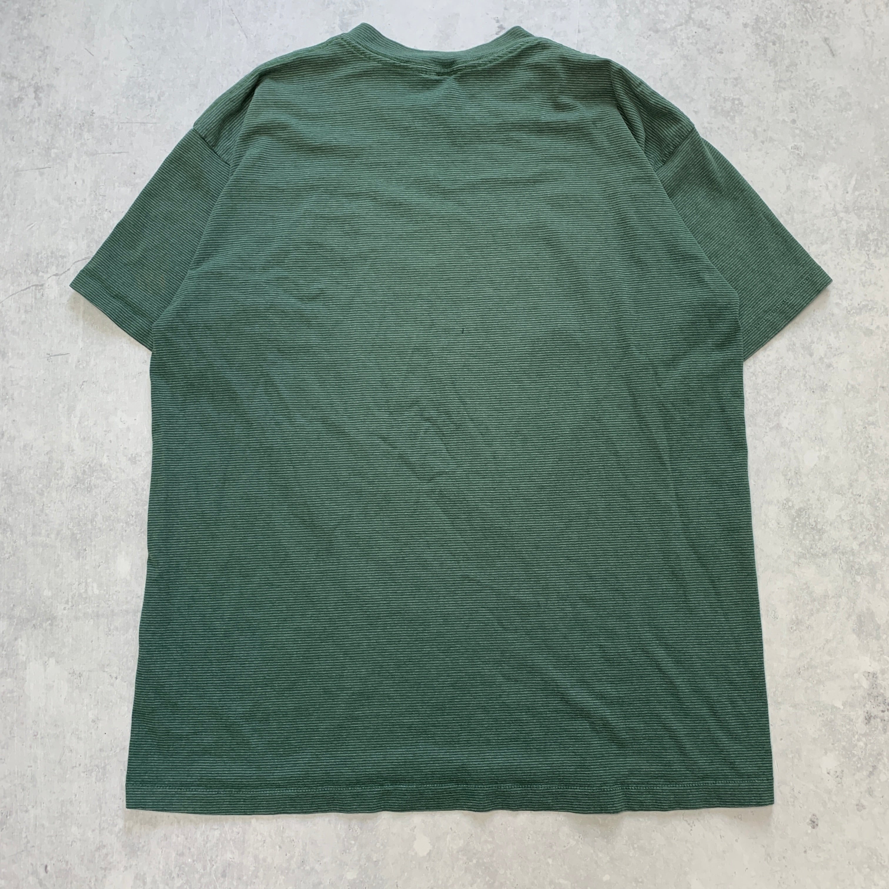 Vintage T Shirt Mens Large Green Single Stitch Graphic Print 90s Marines Army