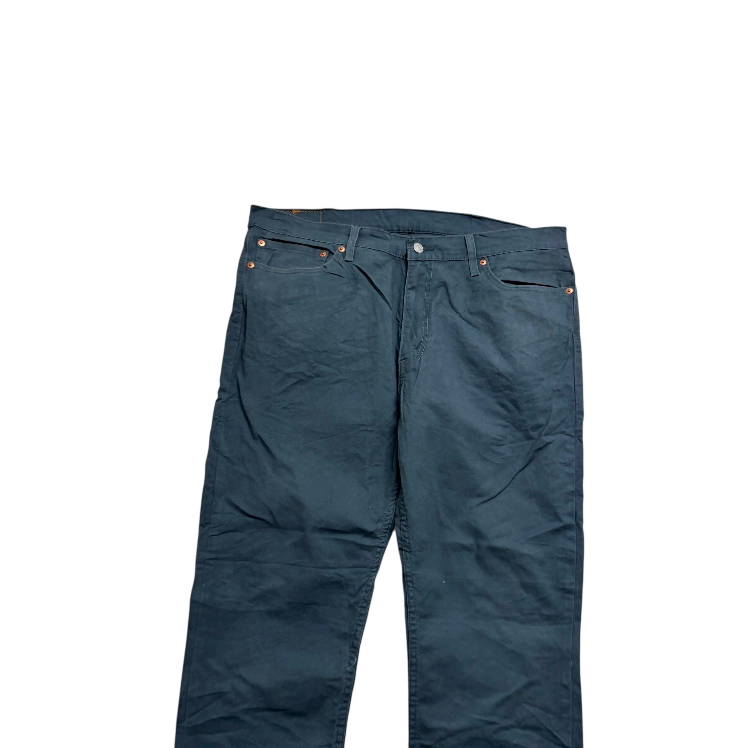 Levis 511 Trousers W38 L30 Mens Blue Slim Fit Stretch Cotton Pants (E)