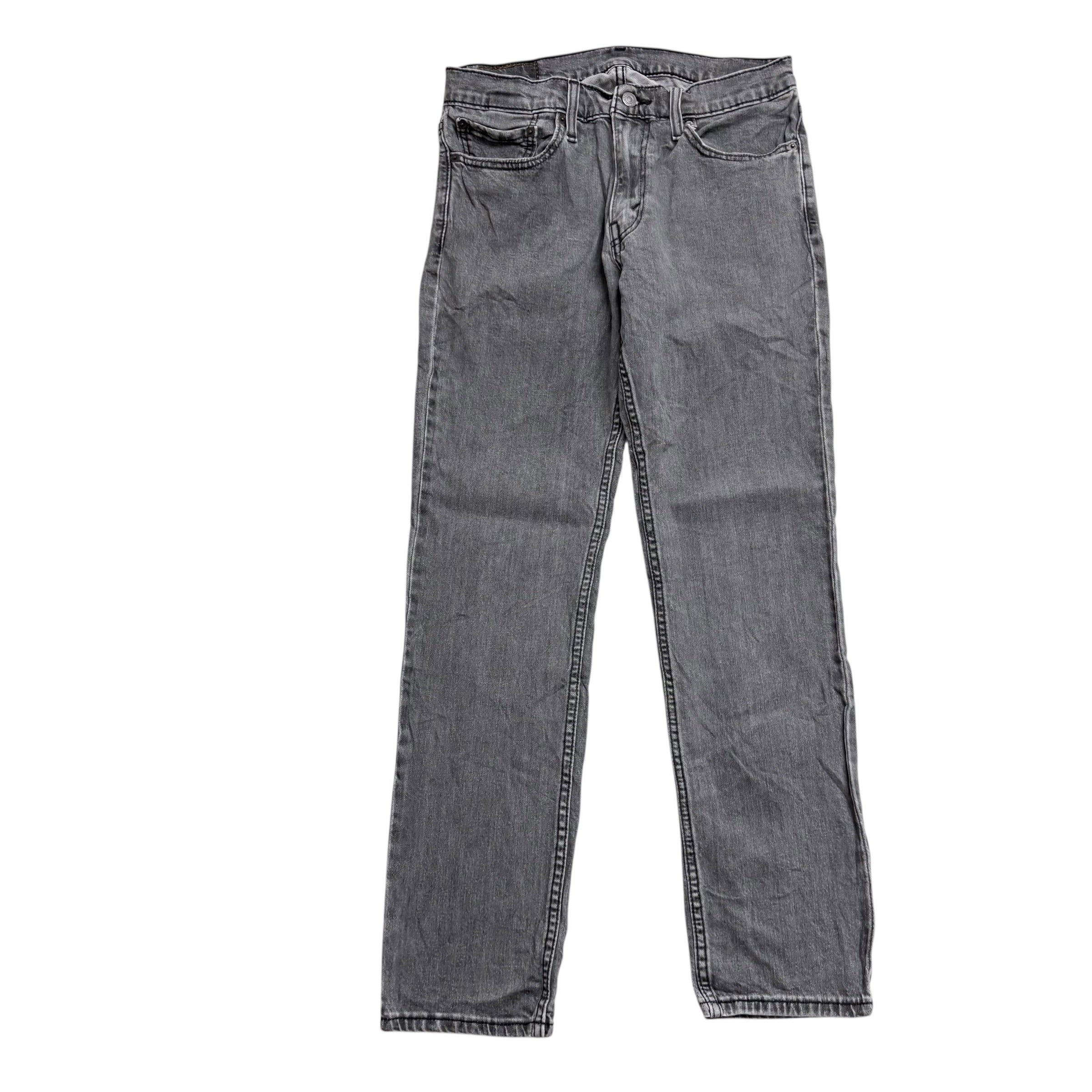 Levis 511 Jeans W31 L30 Mens Grey Slim Fit Stretch Denim (E)