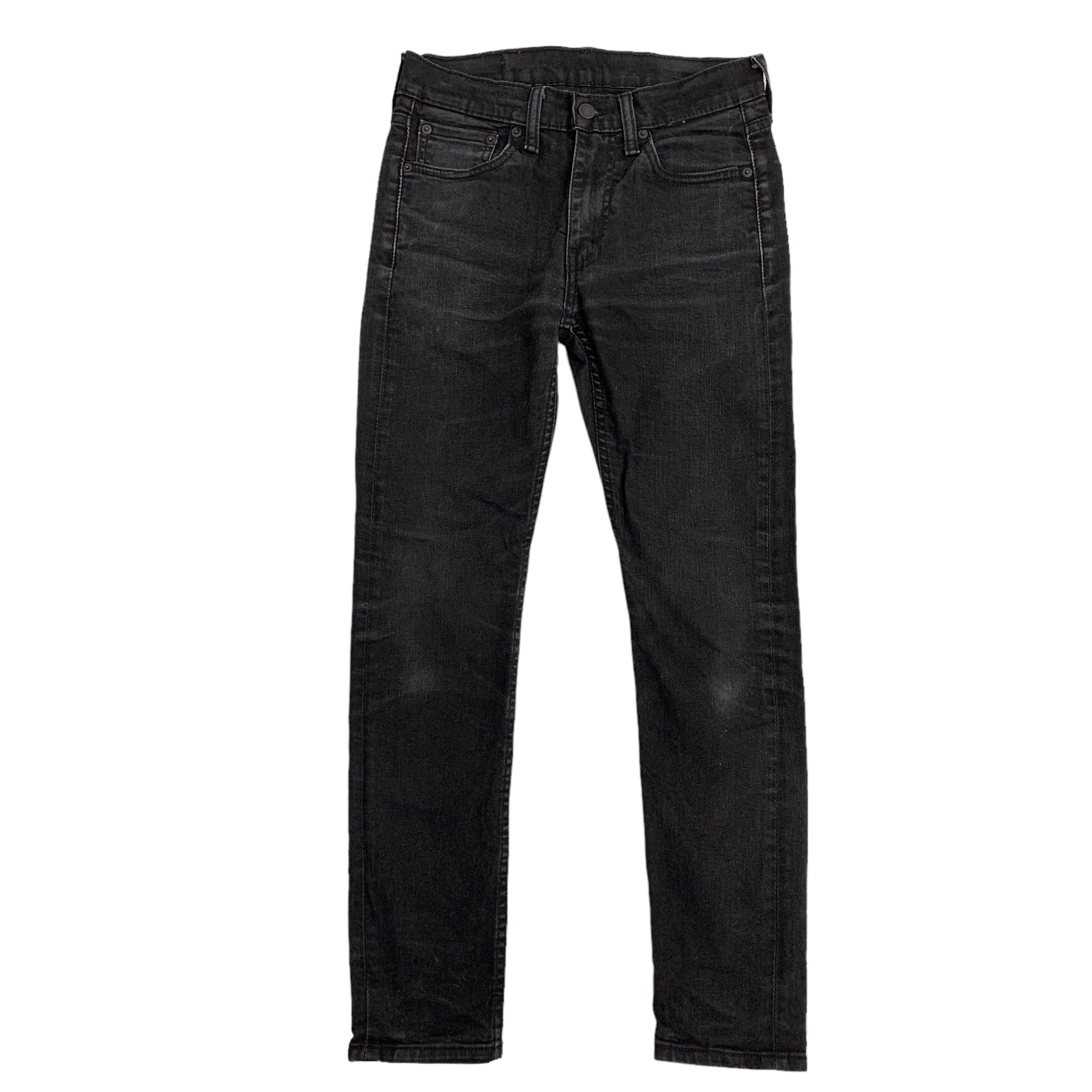 Levis 519 Jeans W29 L28 Mens Black Skinny Fit Stretch Denim