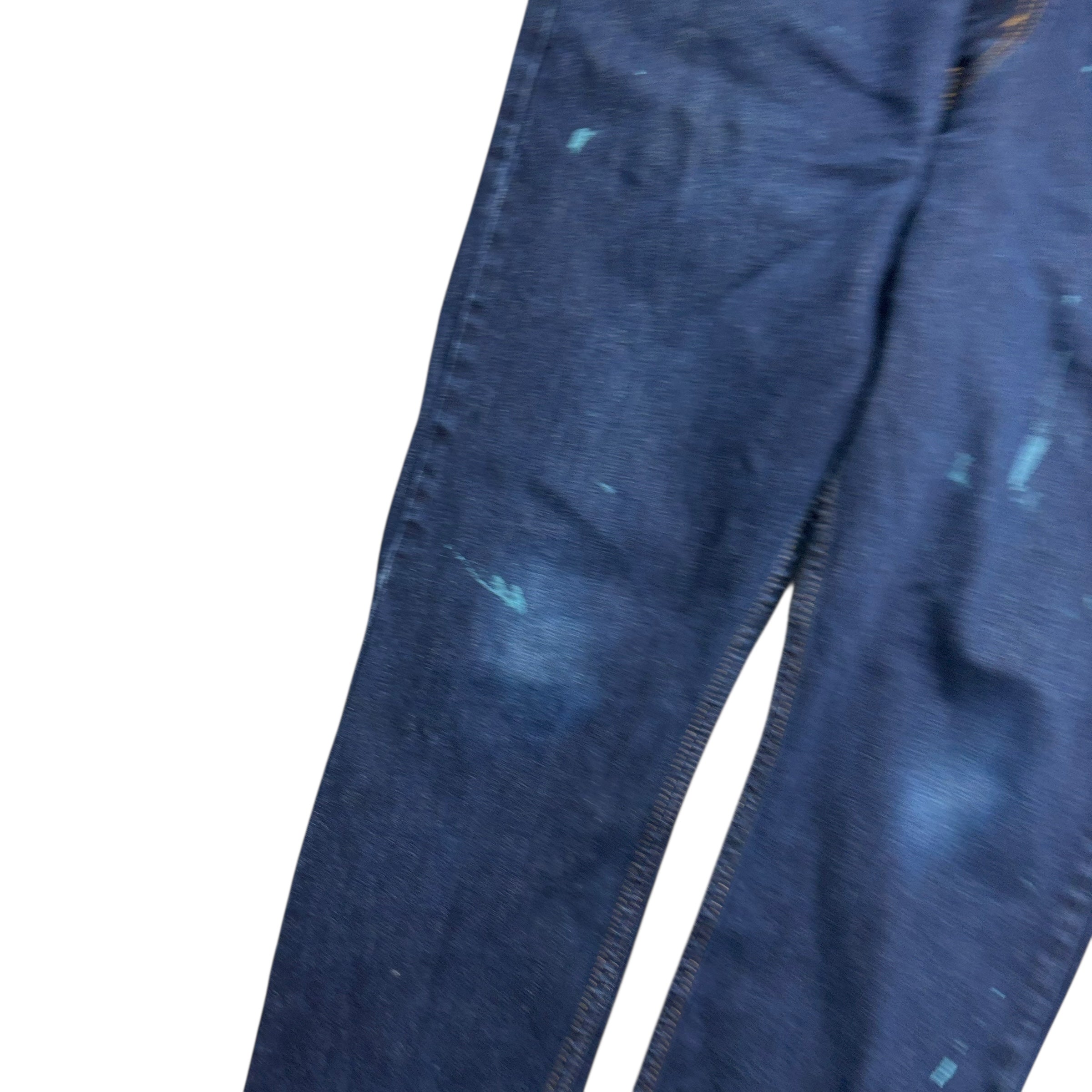 Levis 512 Jeans W32 L29 Mens Dark Blue Slim Tapered Fit Stretch Denim (F)