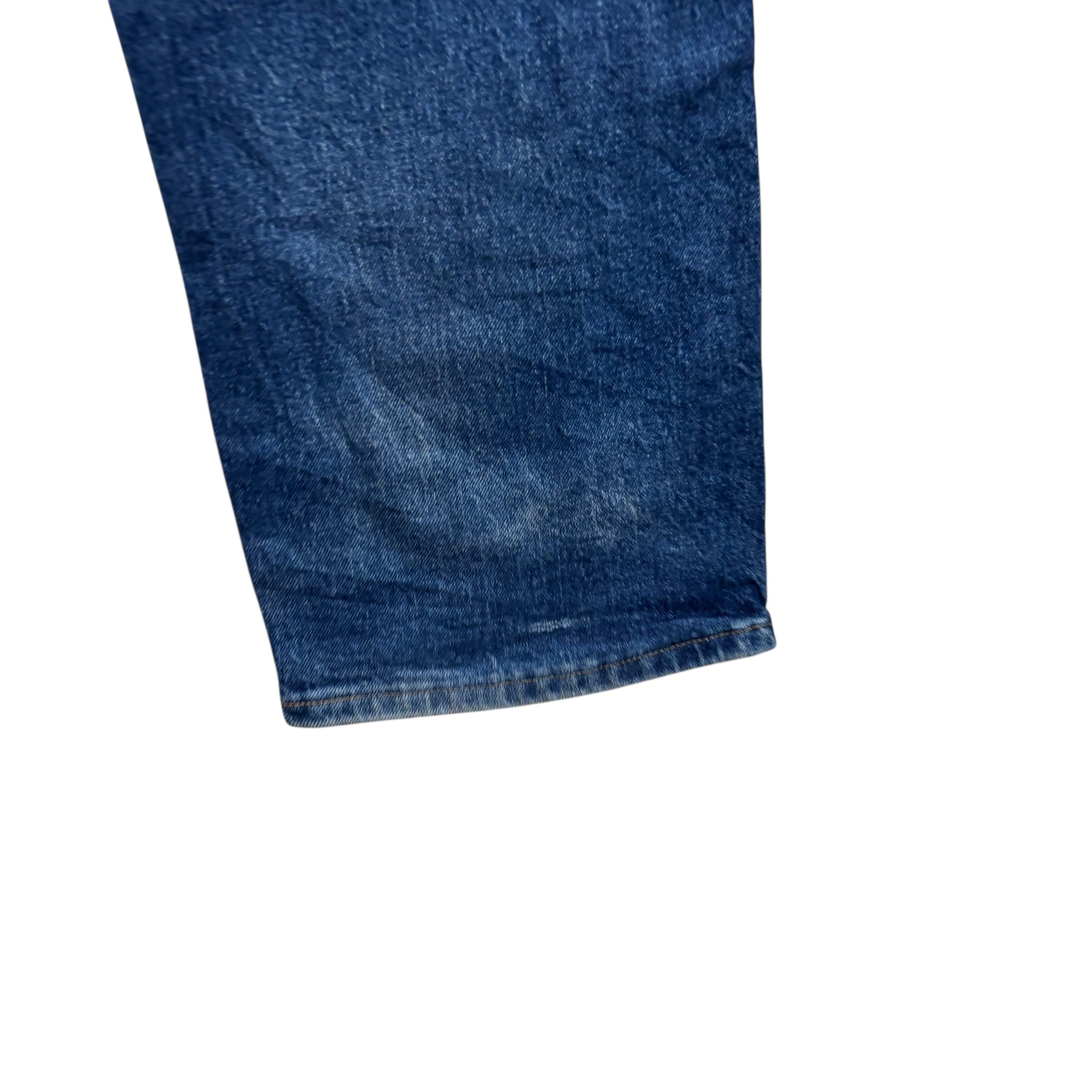 Wrangler Jeans W42 L32 Mens Mid Blue Regular Straight Fit Stretch Denim