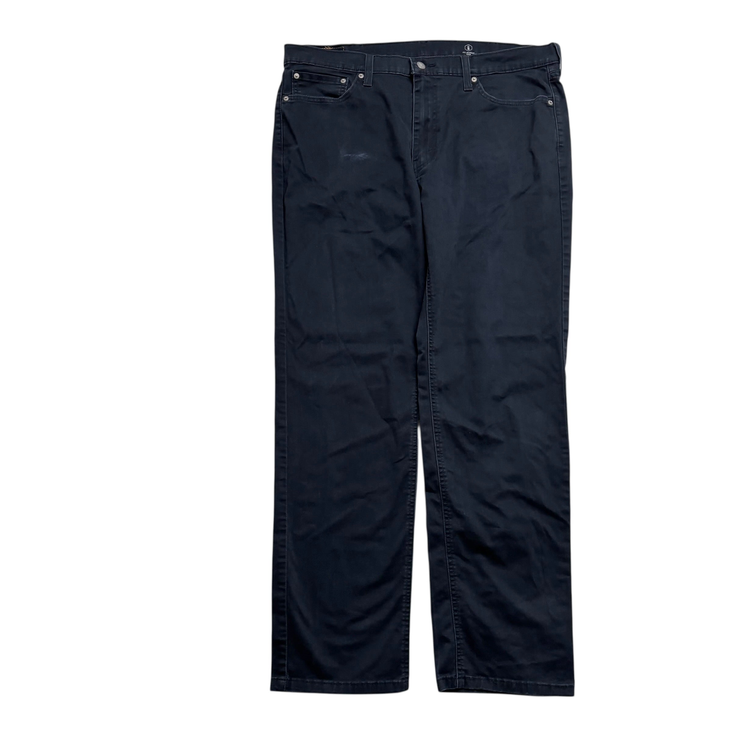 Levis 541 Trousers W38 L33 Mens Navy Blue Athletic Tapered Fit Stretch Pants