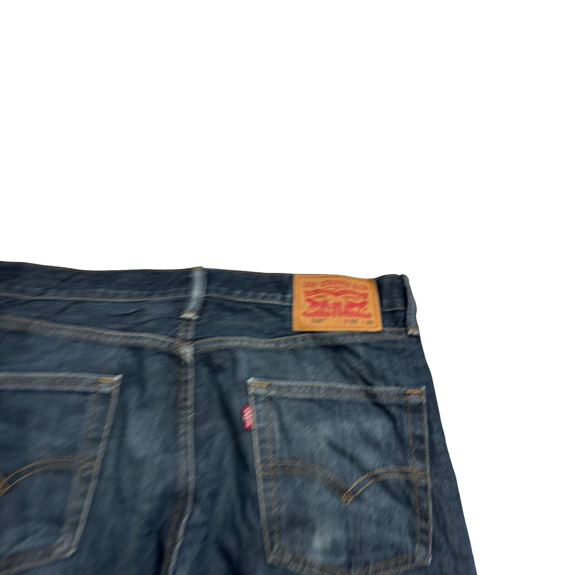 Levis 514 Jeans W32 L32 Mens Dark Blue Regular Straight Fit Denim (E)