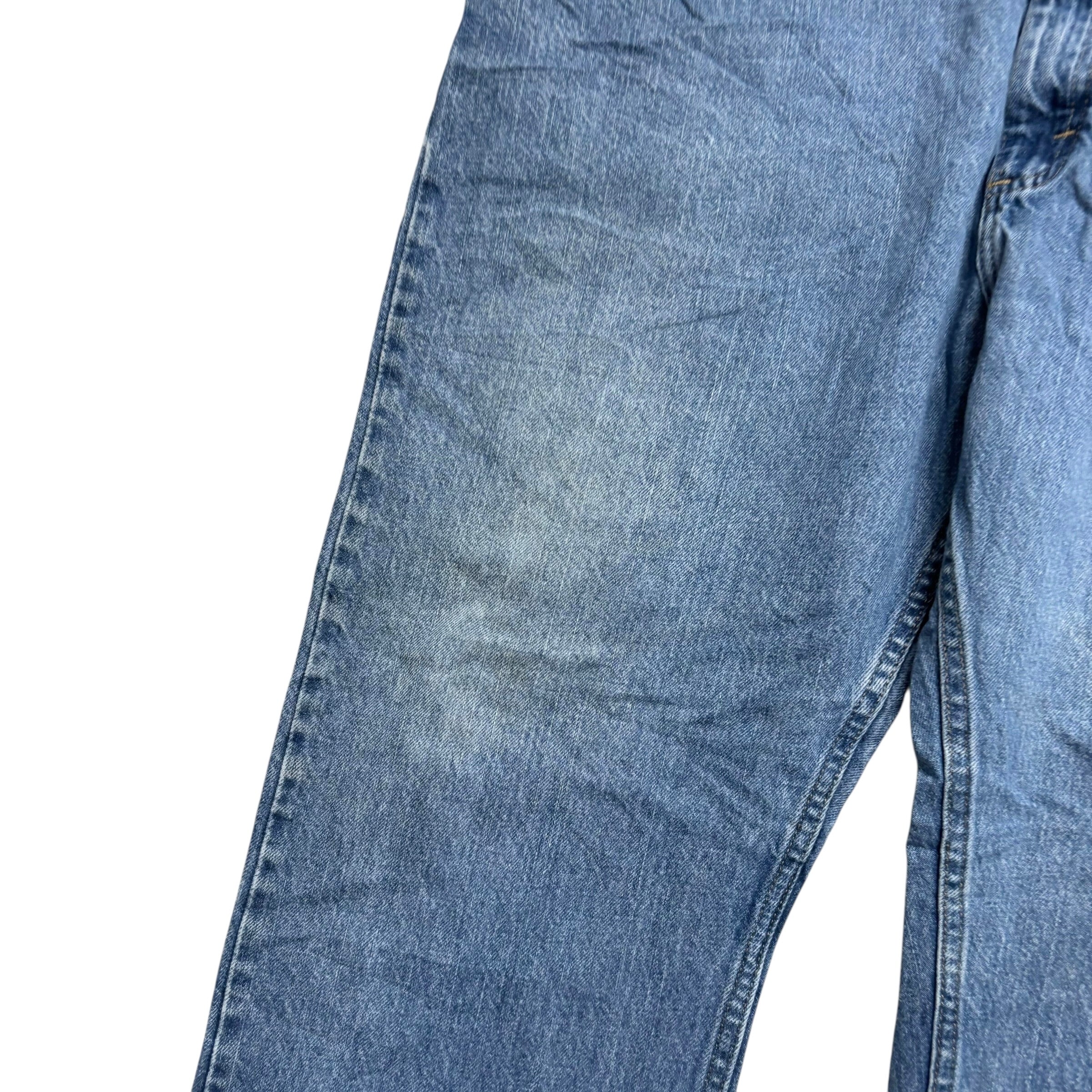 Wrangler Jeans W42 L30 Mens Light Blue Regular Straight Fit Denim