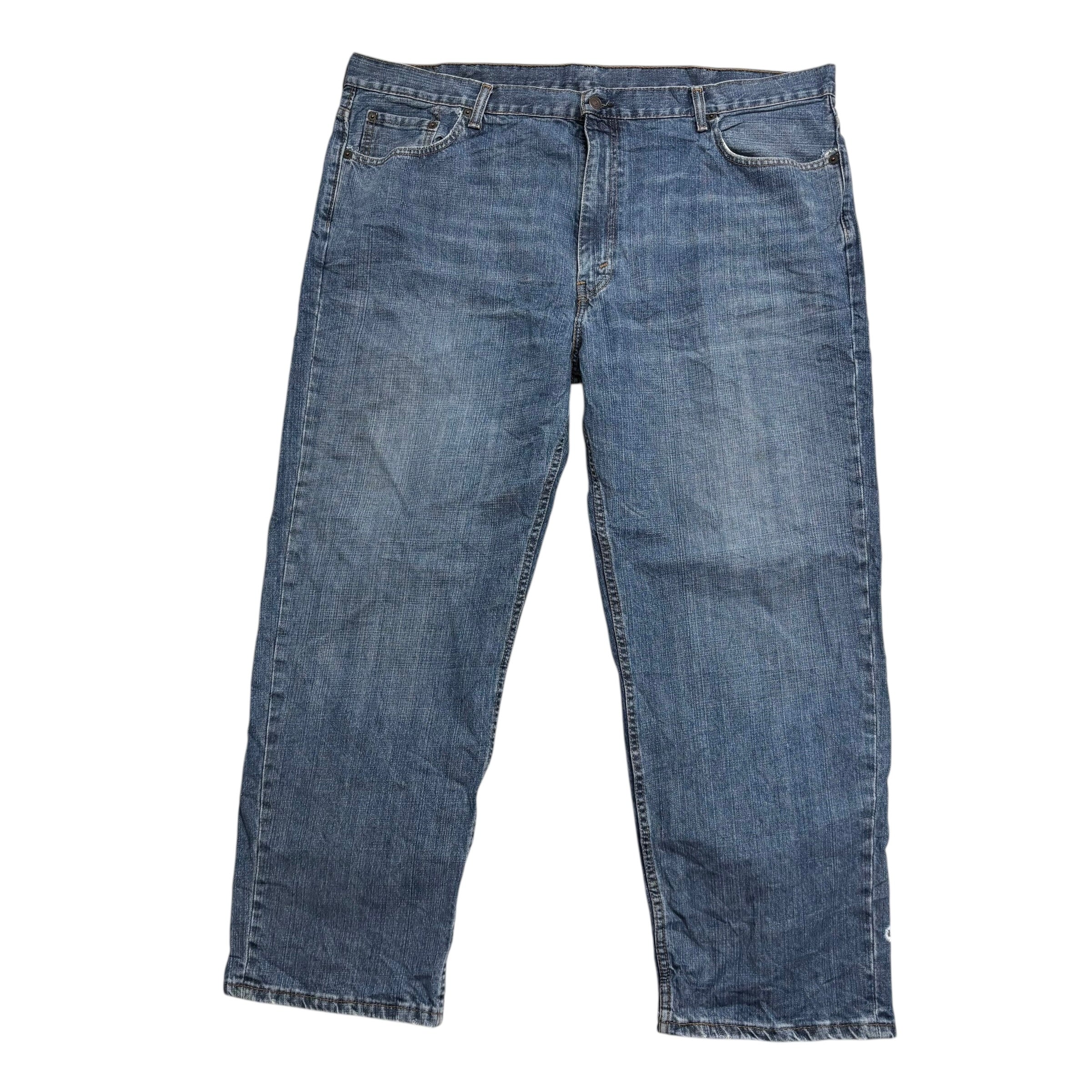 Levis 550 Jeans W44 L29 Mens Mid Blue Baggy Relaxed Straight Fit Denim (F)