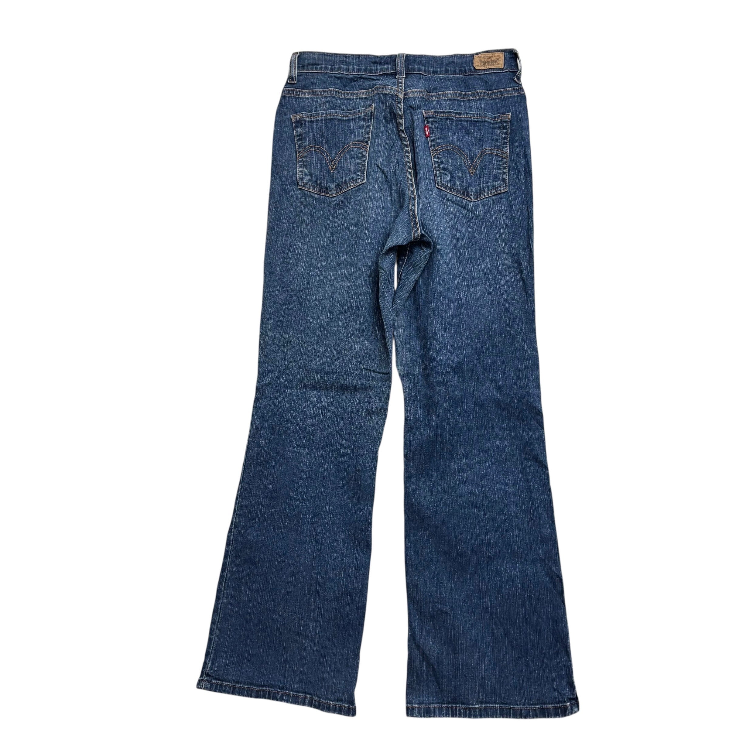 Levis 512 Jeans W27 L29 Womens Slim Bootcut Dark Blue Stretch Vintage (E)