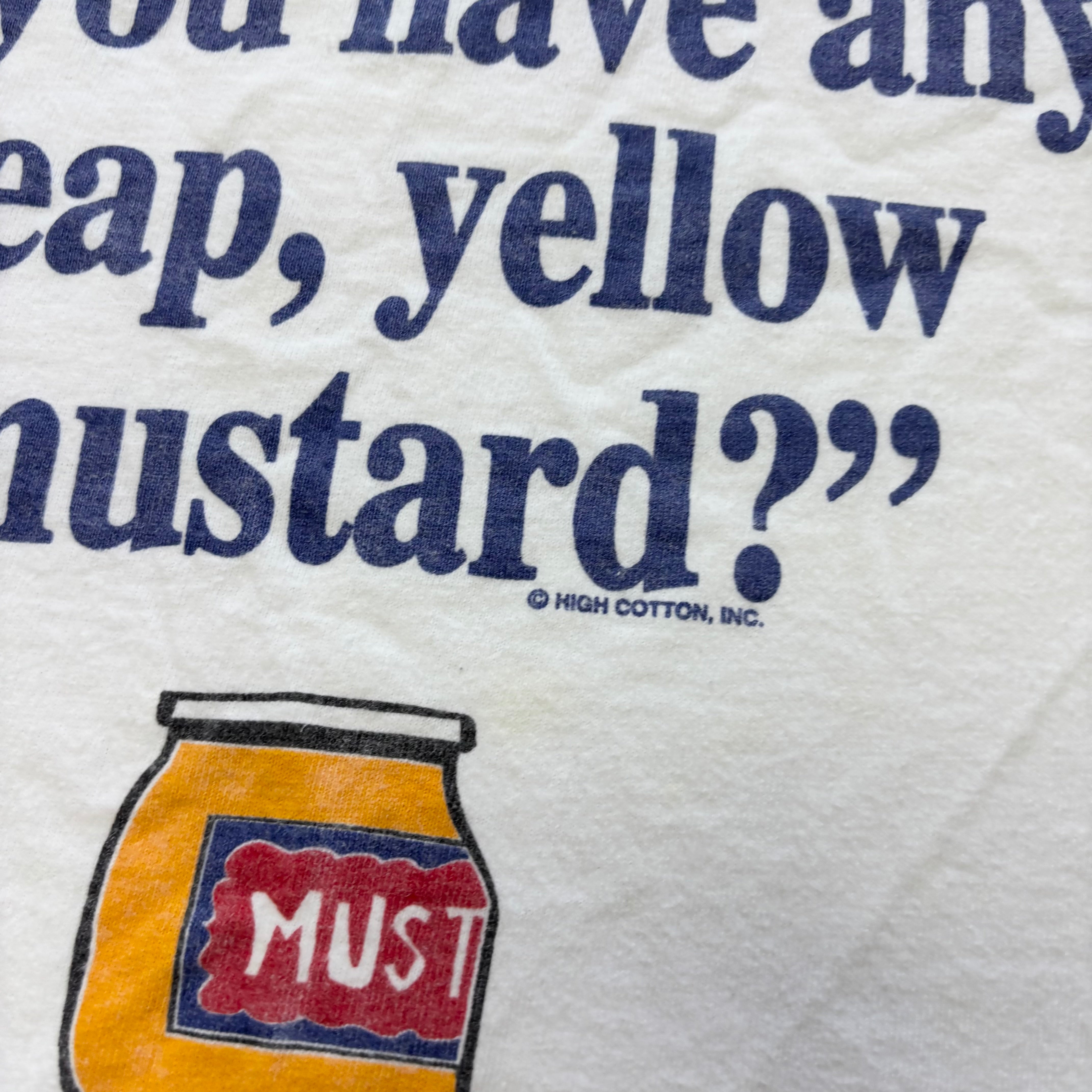 Vintage T Shirt Mens Medium White Single Stitch Graphic Print 90s