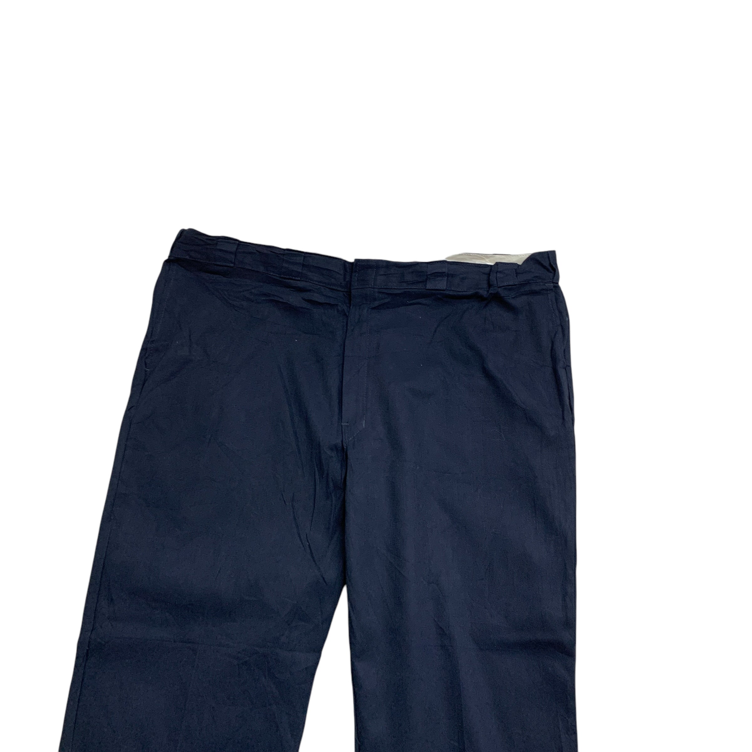 Dickies 874 Trousers W46 L32 Mens Navy Blue Pants Original Straight Fit Workwear