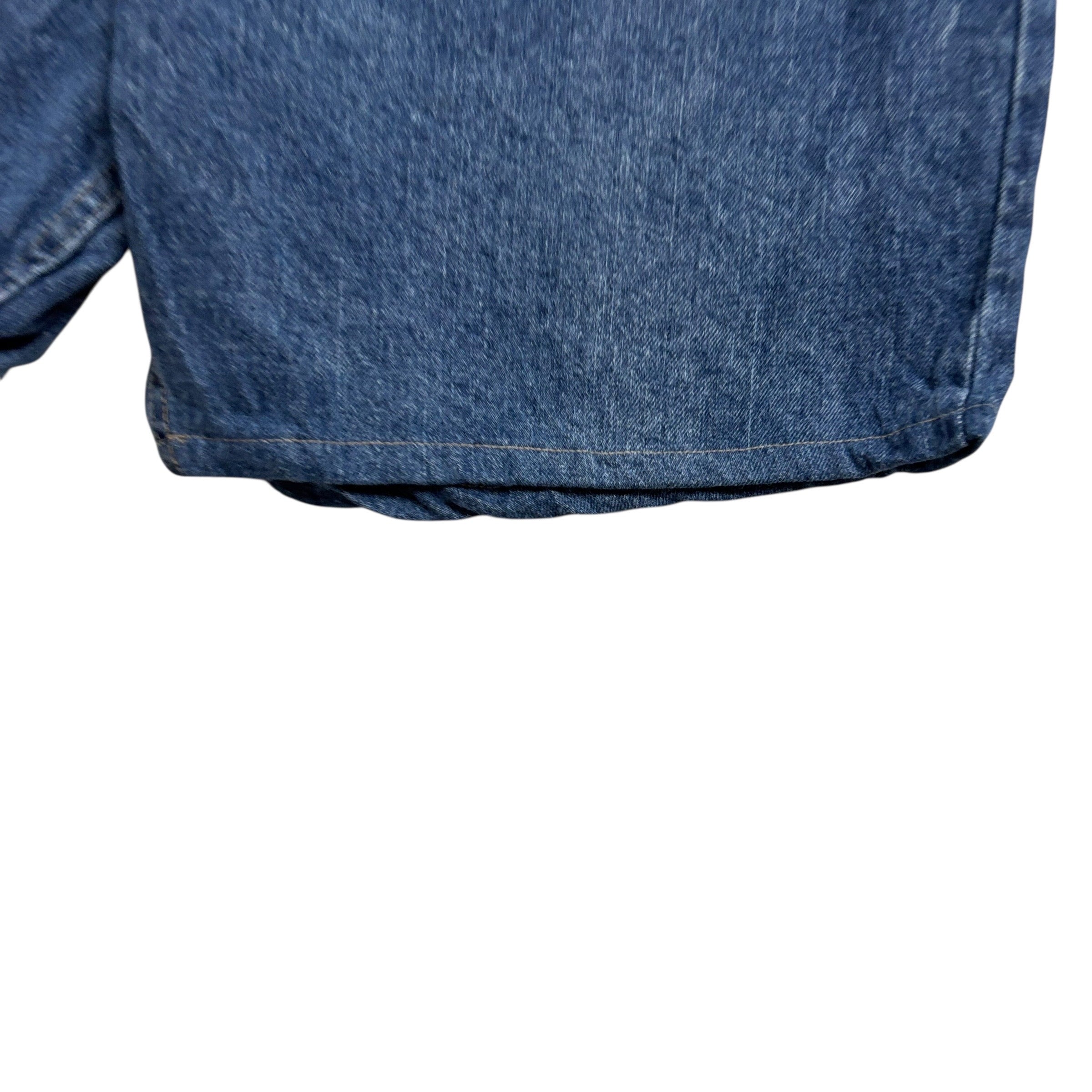 Wrangler Denim Shorts W46 Mens Mid Blue 7in Regular Fit