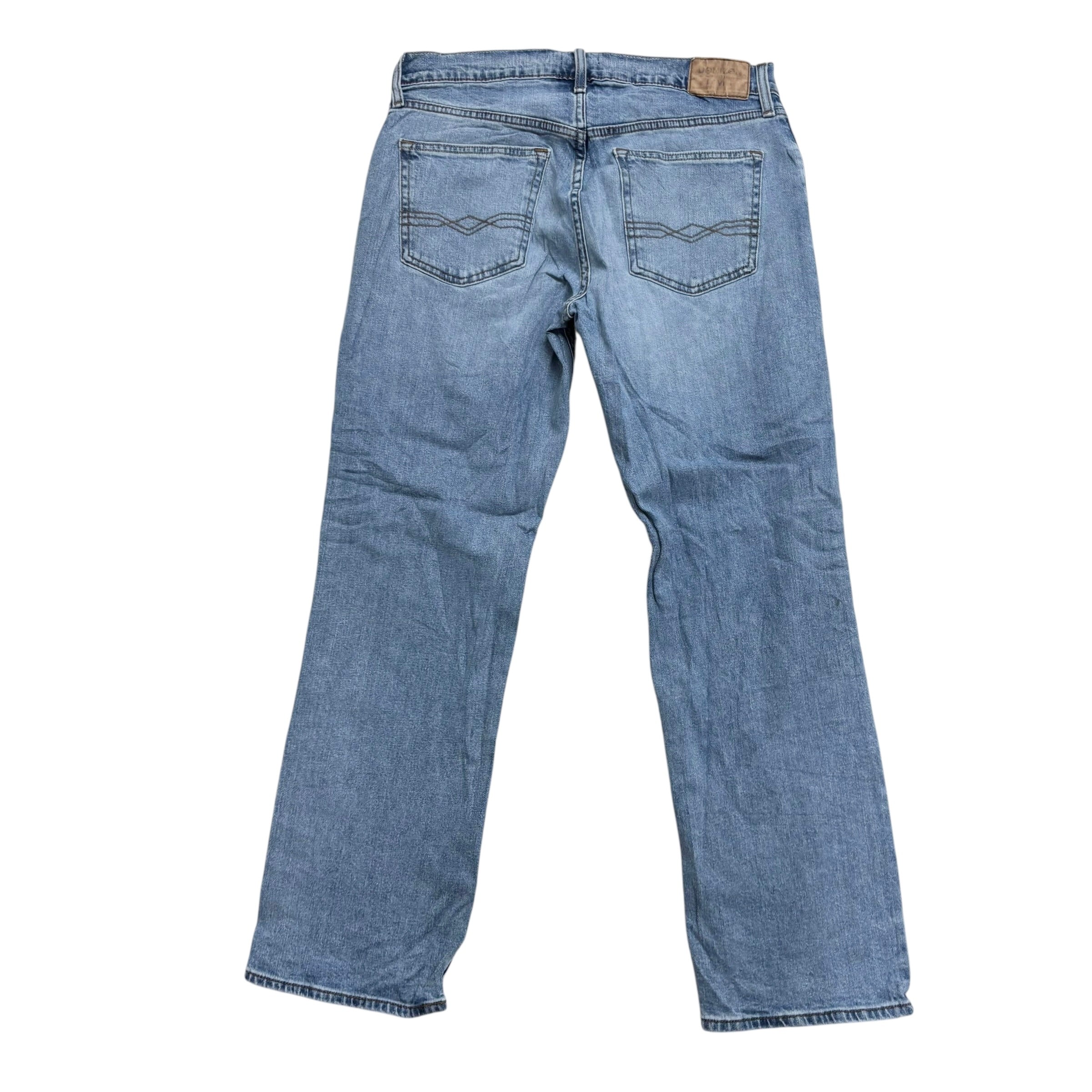 Levis Denizen Jeans W32 L30 Mens Light Blue Relaxed Straight Stretch Denim