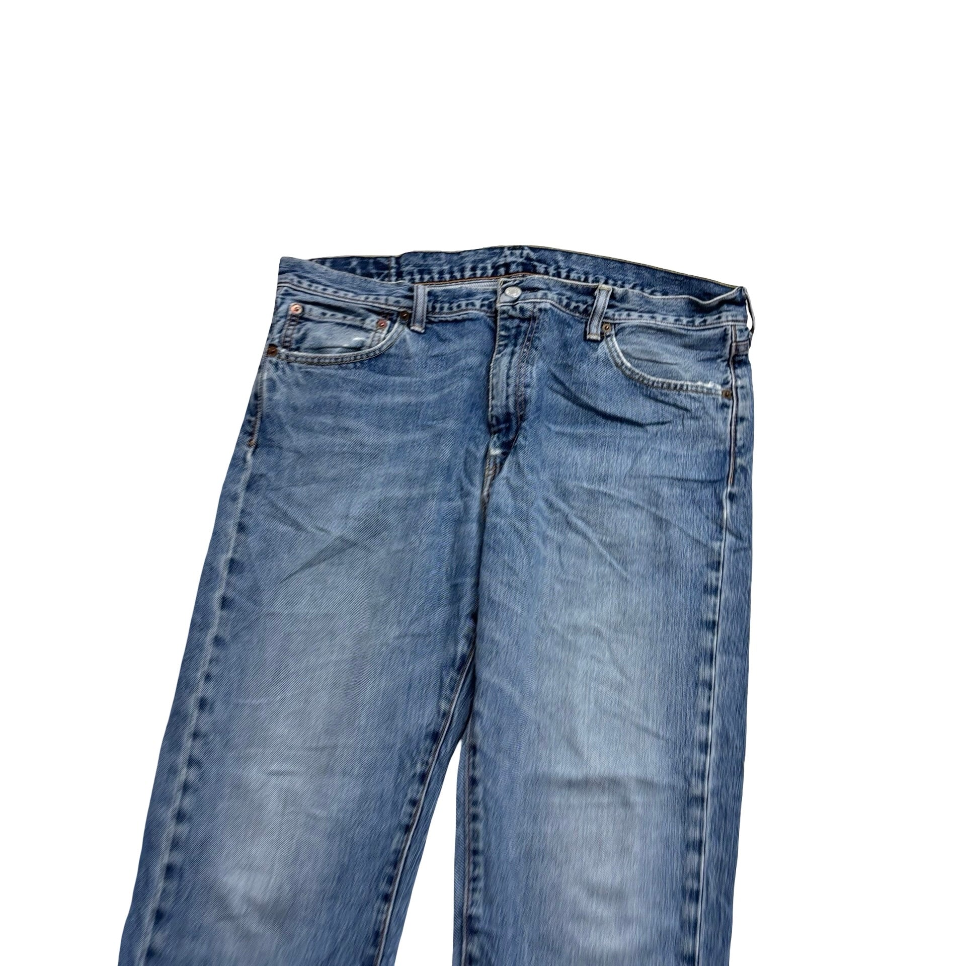 Levis 527 Jeans W38 L28 Mens Mid Blue Regular Bootcut Fit Denim