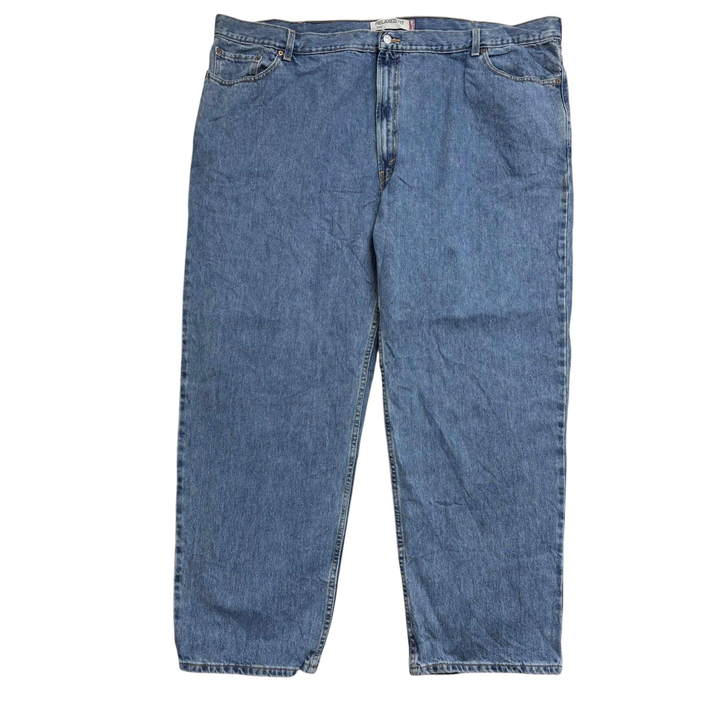 Levis 550 Jeans W54 L32 Mens Mid Blue Baggy Relaxed Straight Fit Vintage Denim