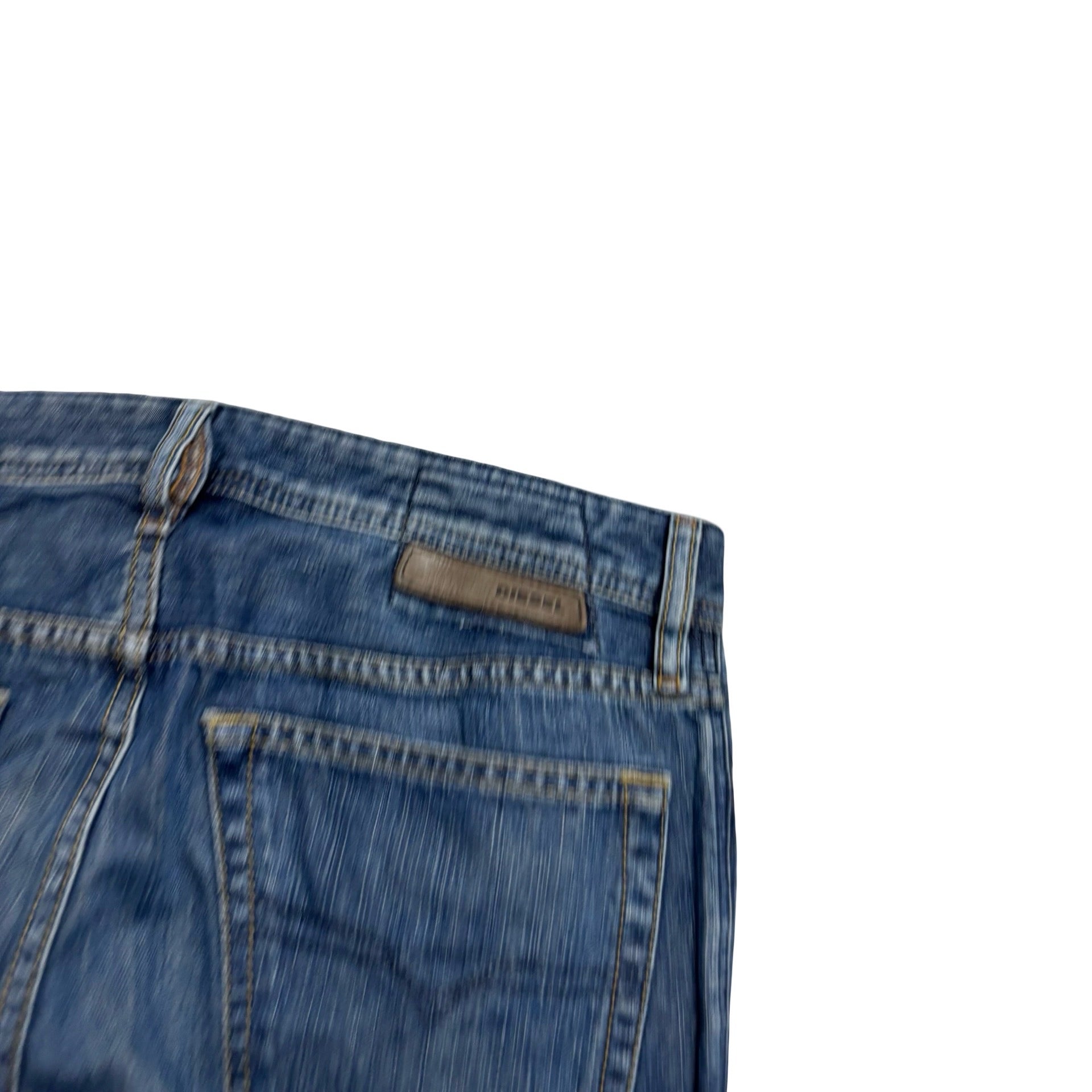 Diesel New Fanker Jeans W31 L30 Mens Dark Blue Slim Bootcut Fit Denim (F)