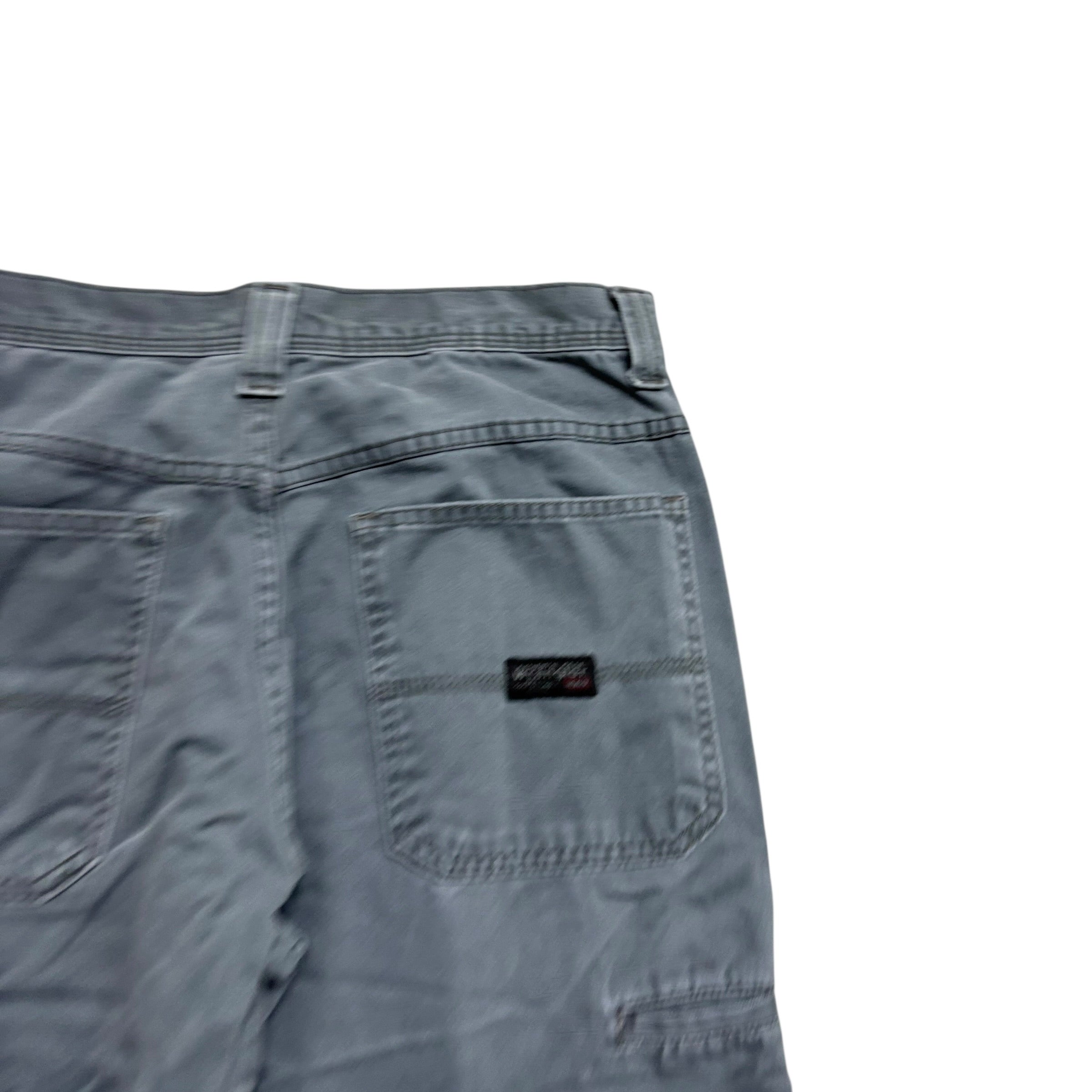 Wrangler Carpenter Trousers W30 L30 Mens Grey Baggy Relaxed Fit Vintage Pant (E)